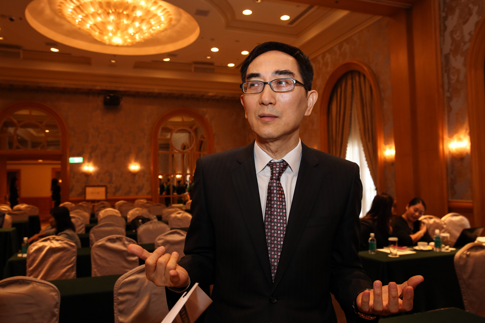 開發金今年第一次的法說會，也是王銘陽上任以後首度擔綱的處女秀。