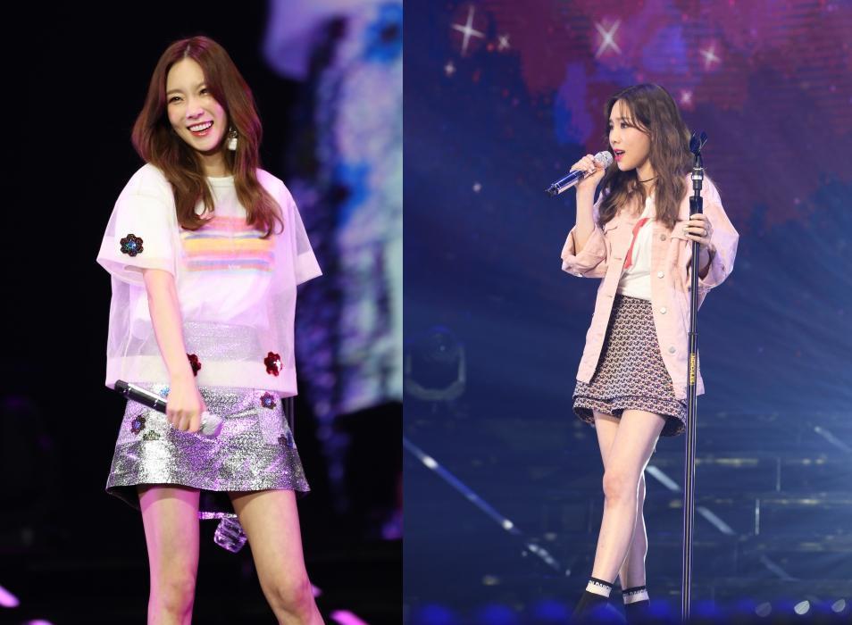 少女時代太妍在Best of Best演唱會2天壓軸演出,粉絲賣力應援。(亞士傳媒提供)