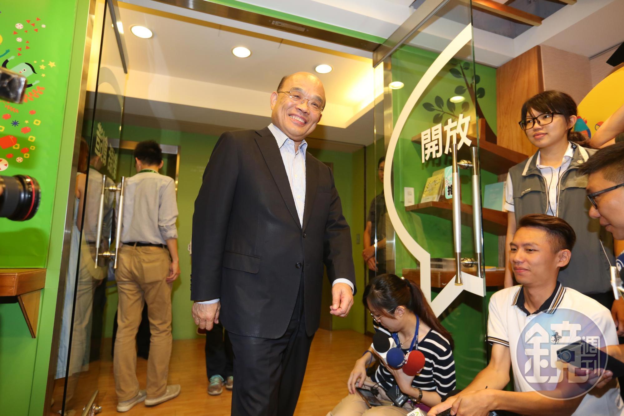 今民進黨中執會通過提名前行政院長蘇貞昌參選新北市長。