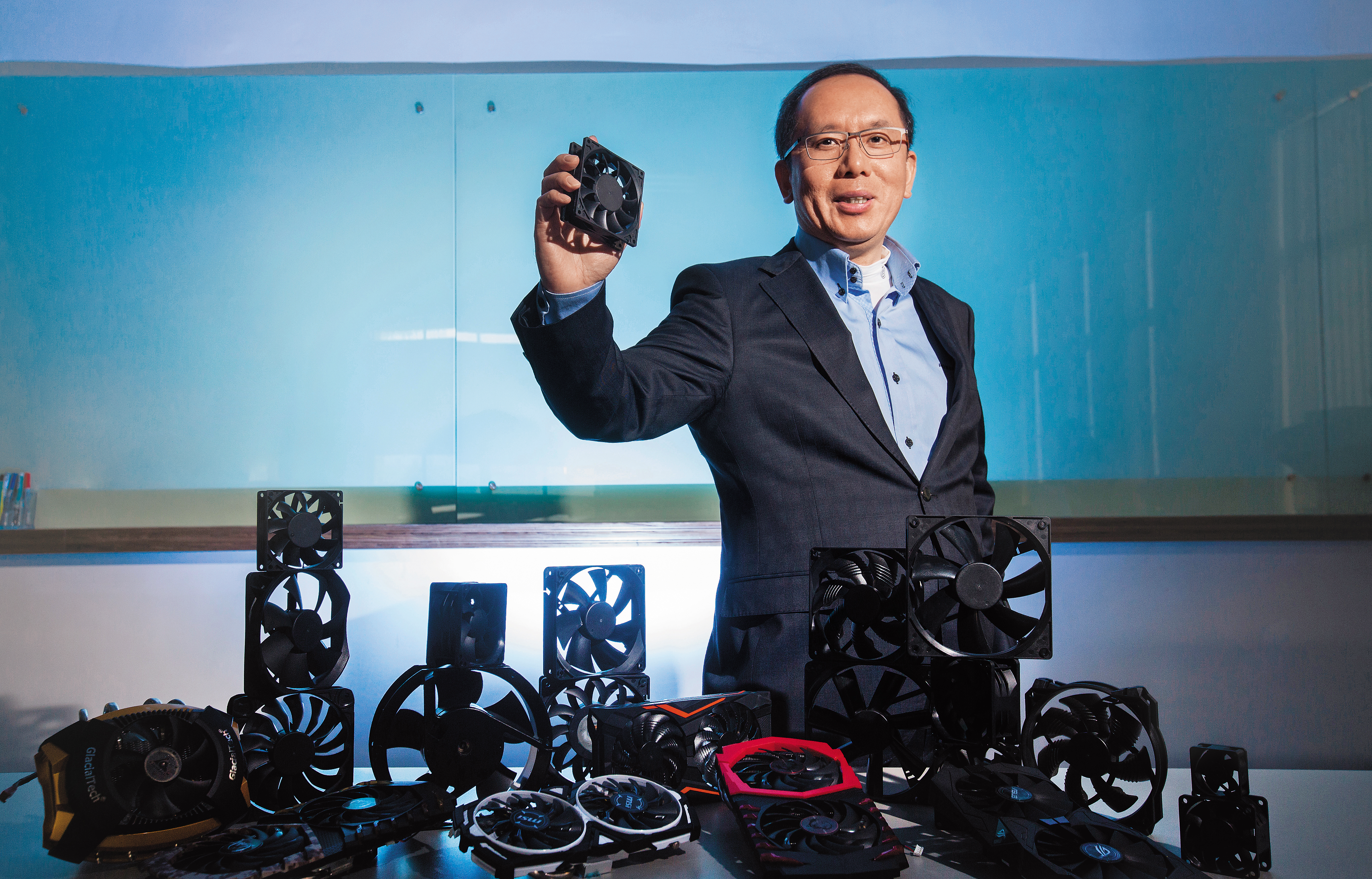 從芳香劑風扇轉到電競顯卡風扇，許文昉洞悉市場，講求速度，帶公司創造12億元年營收。