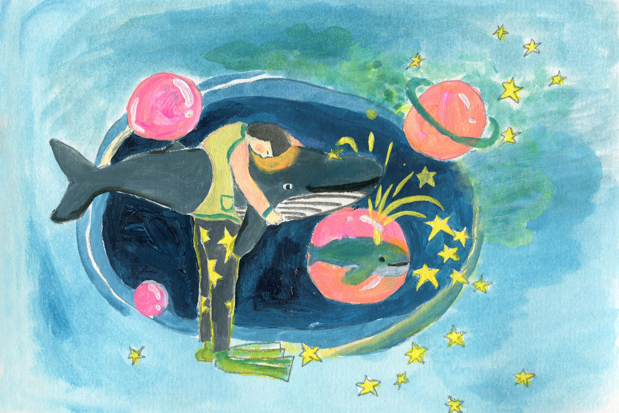 【詩】心裡住了一頭大大的鯨魚　詹瑋