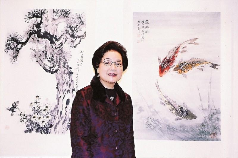 平鑫濤前妻林婉珍後來成為得獎畫家。(皇冠出版提供)