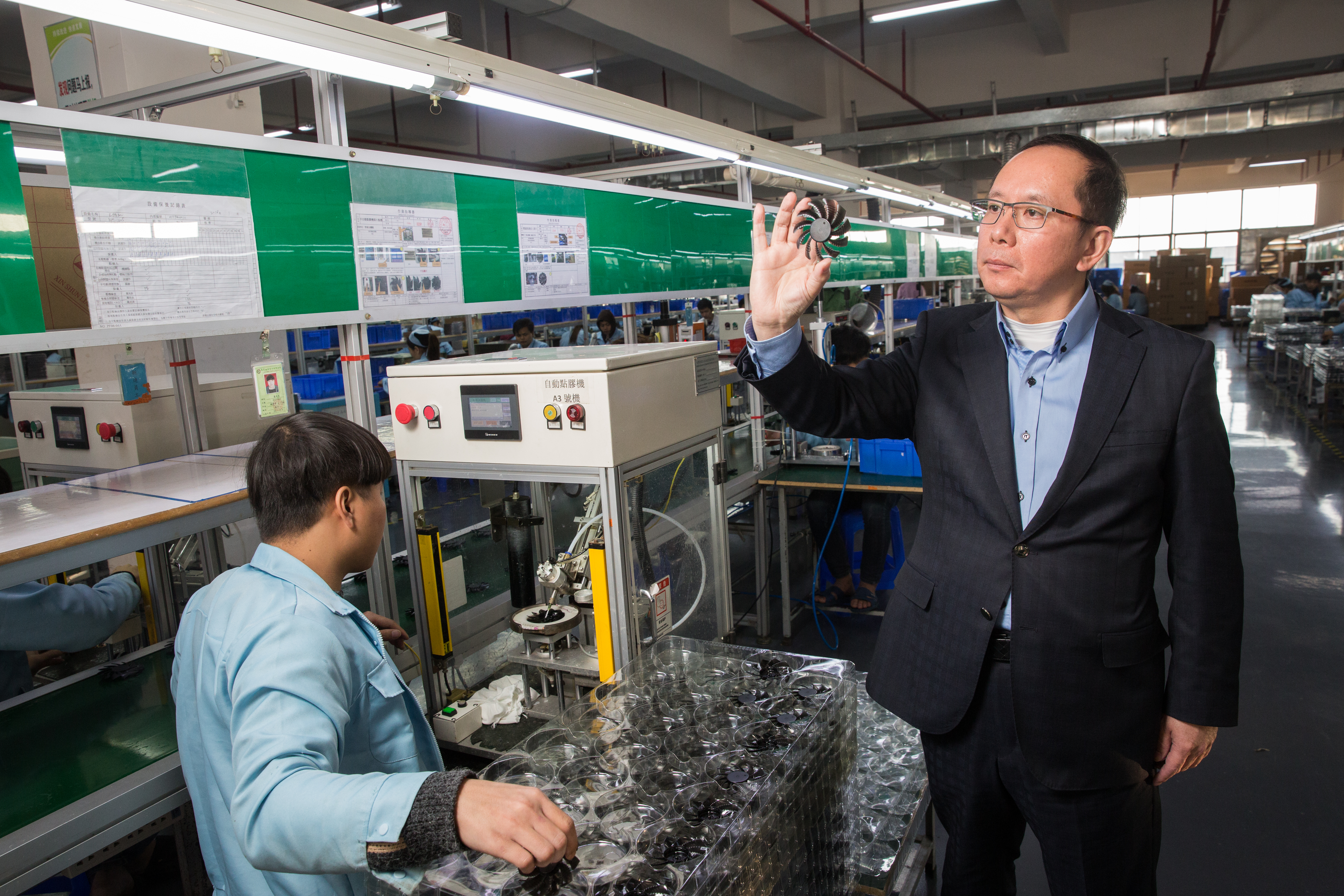 從芳香劑風扇轉到電競顯卡風扇，許文昉洞悉市場，講求速度，帶公司創造12億元年營收。