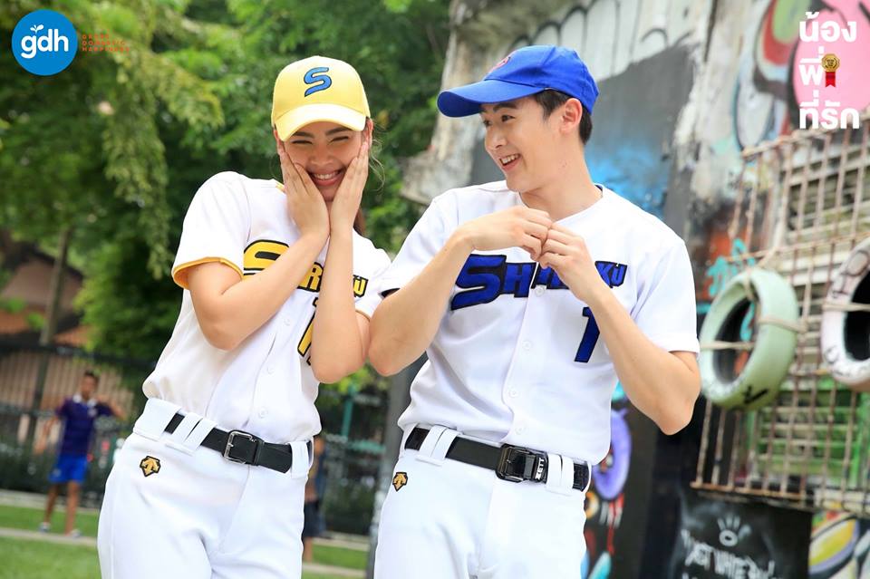 尼坤與混血女星Yaya戲中配對，2人外型登對。（翻攝自GDH臉書）