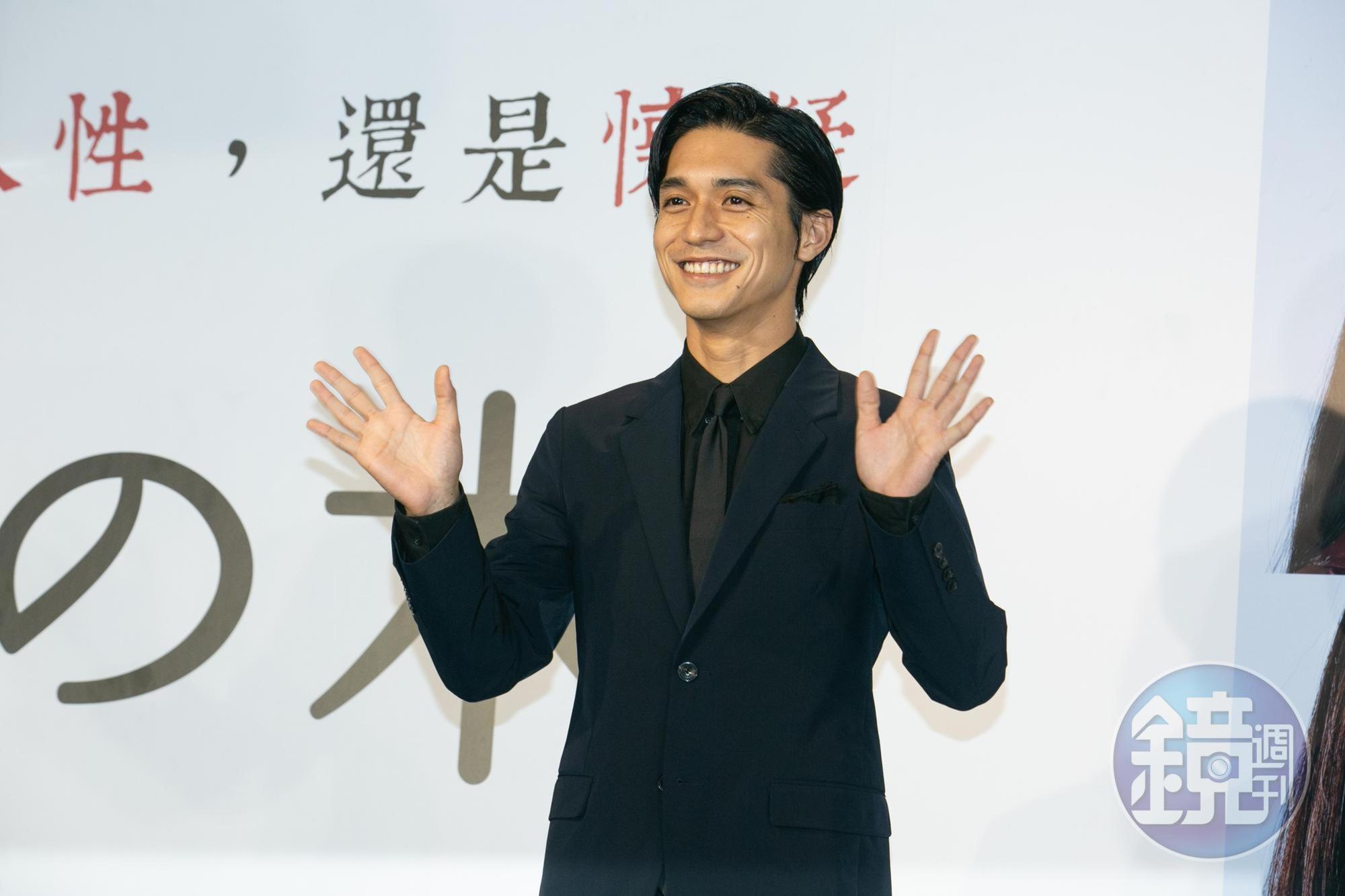 等了11年，日本傑尼斯關8成員錦戶亮為電影《羊之木》宣傳，終於再度來到台灣跟大家見面。