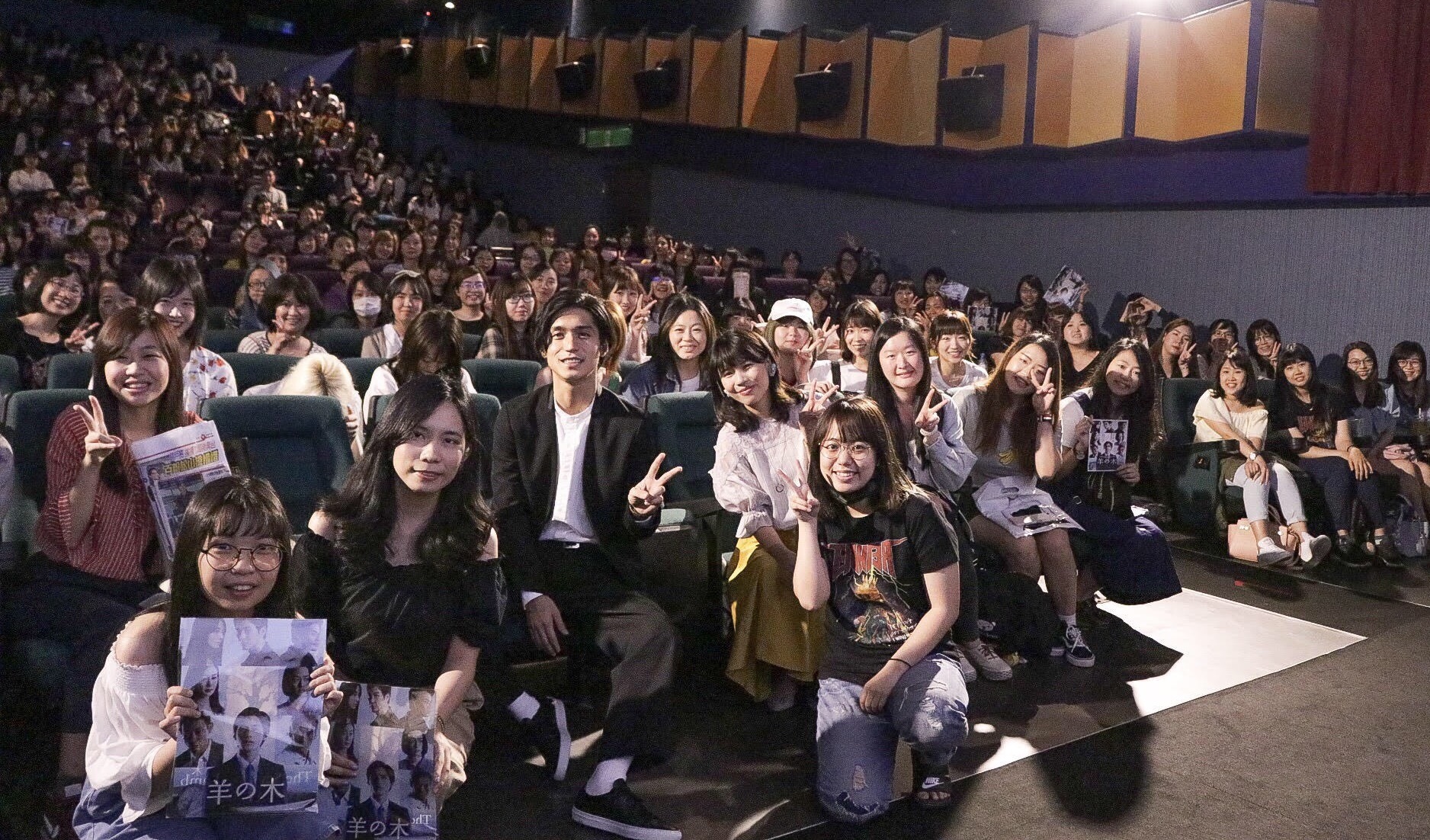 日本人氣男星錦戶亮今午為新作《羊之木》出席4場特別放映暨見面會。（天馬行空提供）