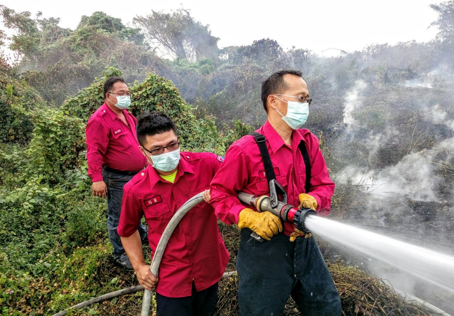 林尉熙父親全家投入義消行列，林耳濡目染也加入消防隊。（翻攝網路）