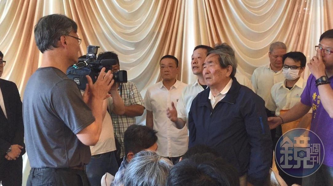 家屬陳情希望還原案發現場，但黃維金未正面回應。