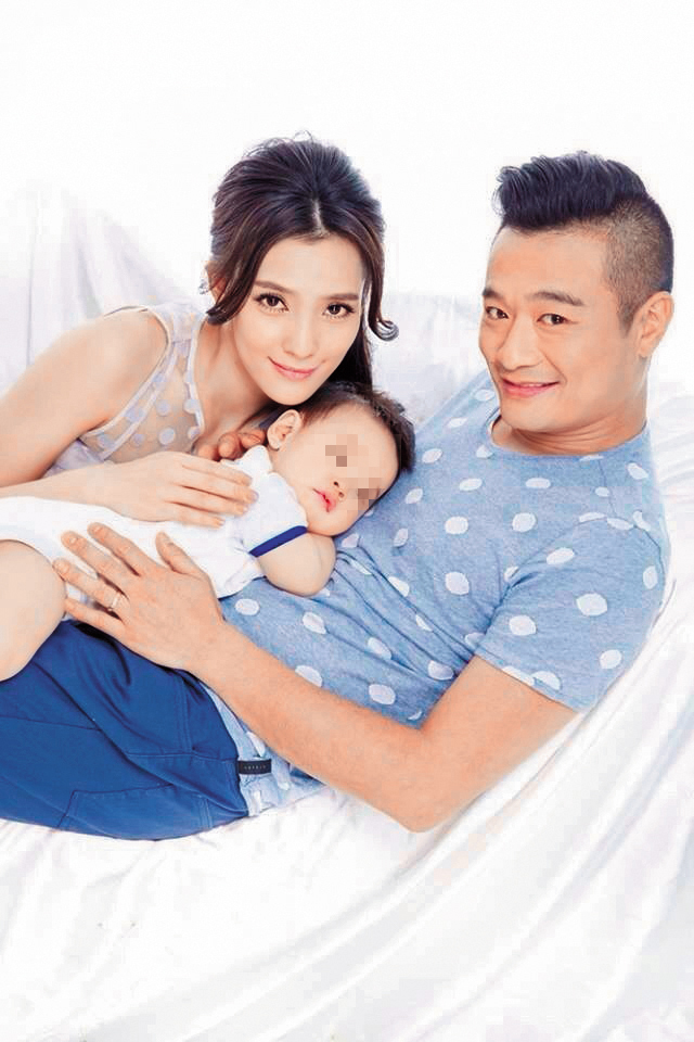 林佑星(右)聲稱前年被前妻(左)婚變,他與兒子龍龍相依為命。一度外界以為他將跟前妻復合,但遭前妻密友否認。(翻攝自林佑星IG)