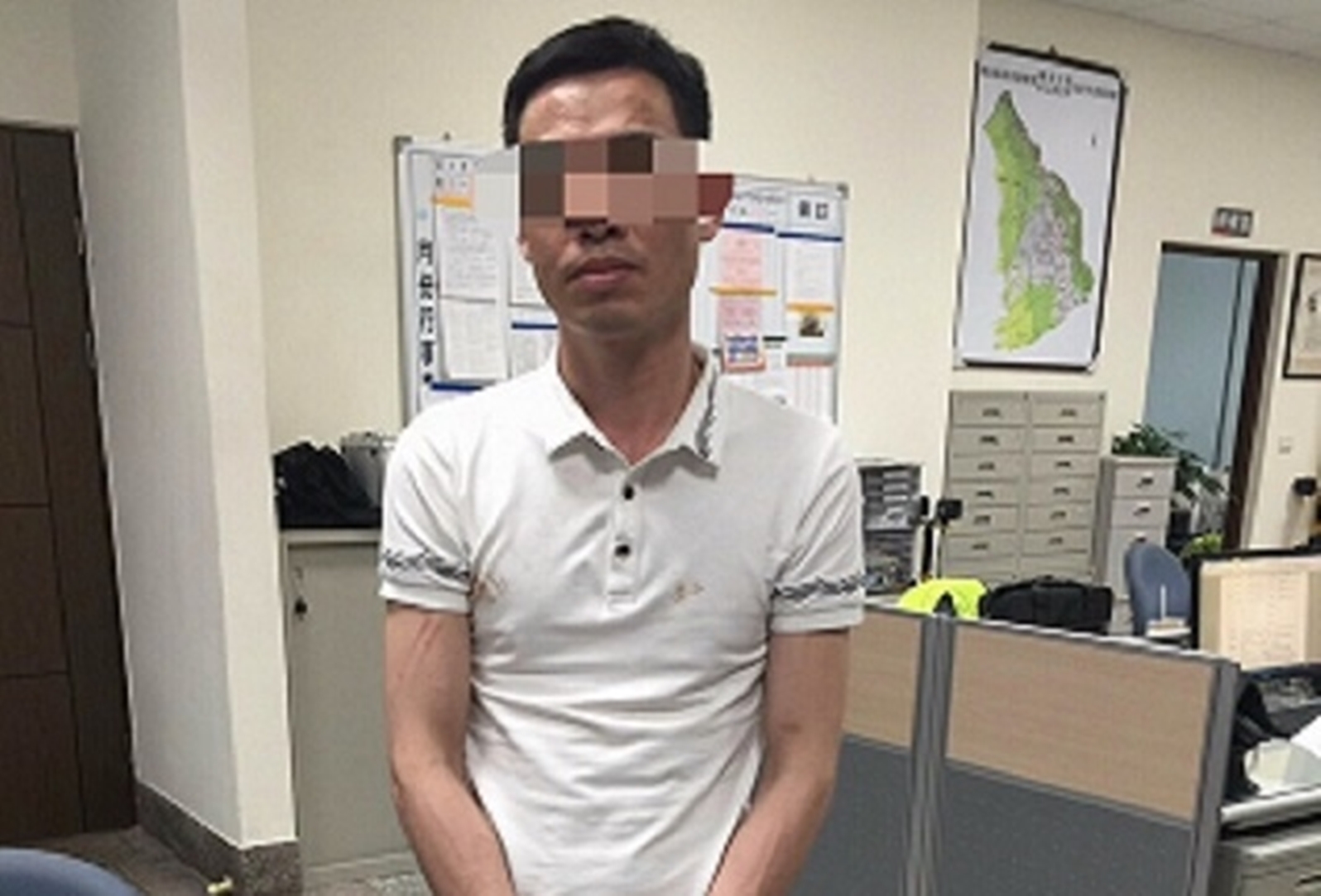 37歲阮姓男子訊後被依殺人罪嫌移送偵辦。（警方提供）