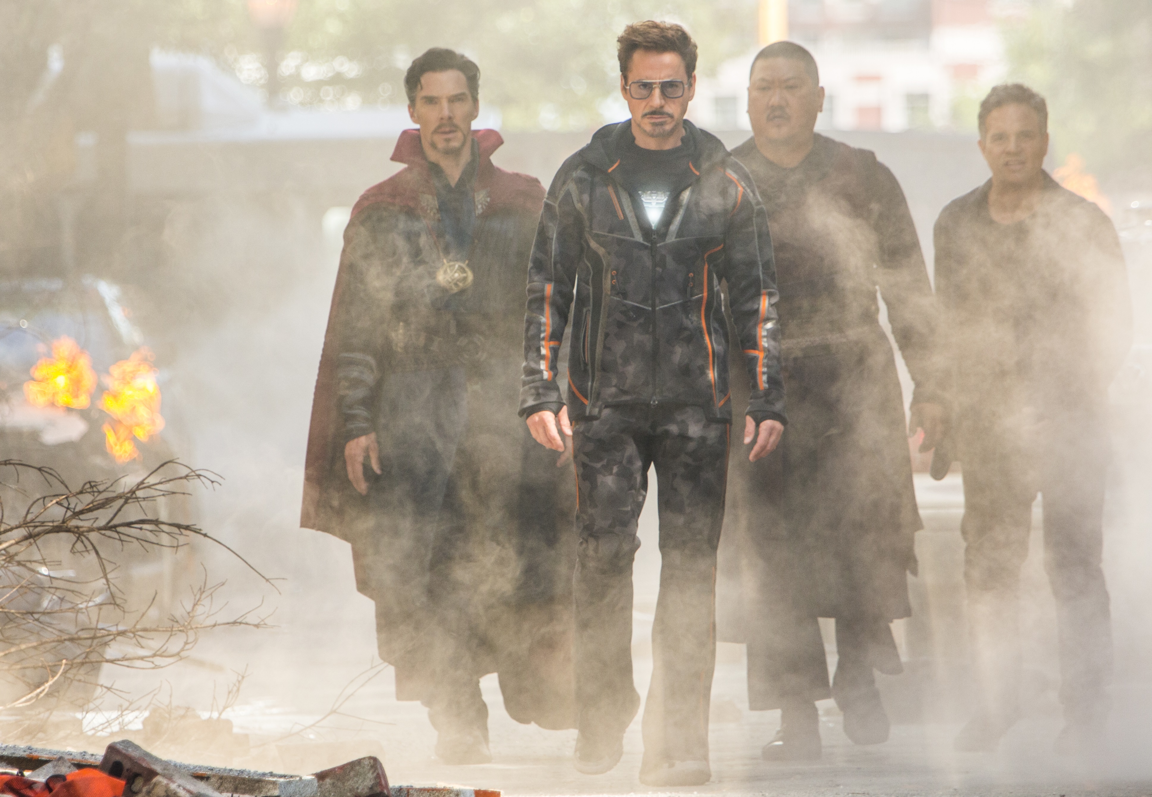 集合漫威眾家英雄的《復仇者聯盟：無限之戰》全台首週斬獲2.86億台幣，全球也吃下6.3億美元。（迪士尼提供）