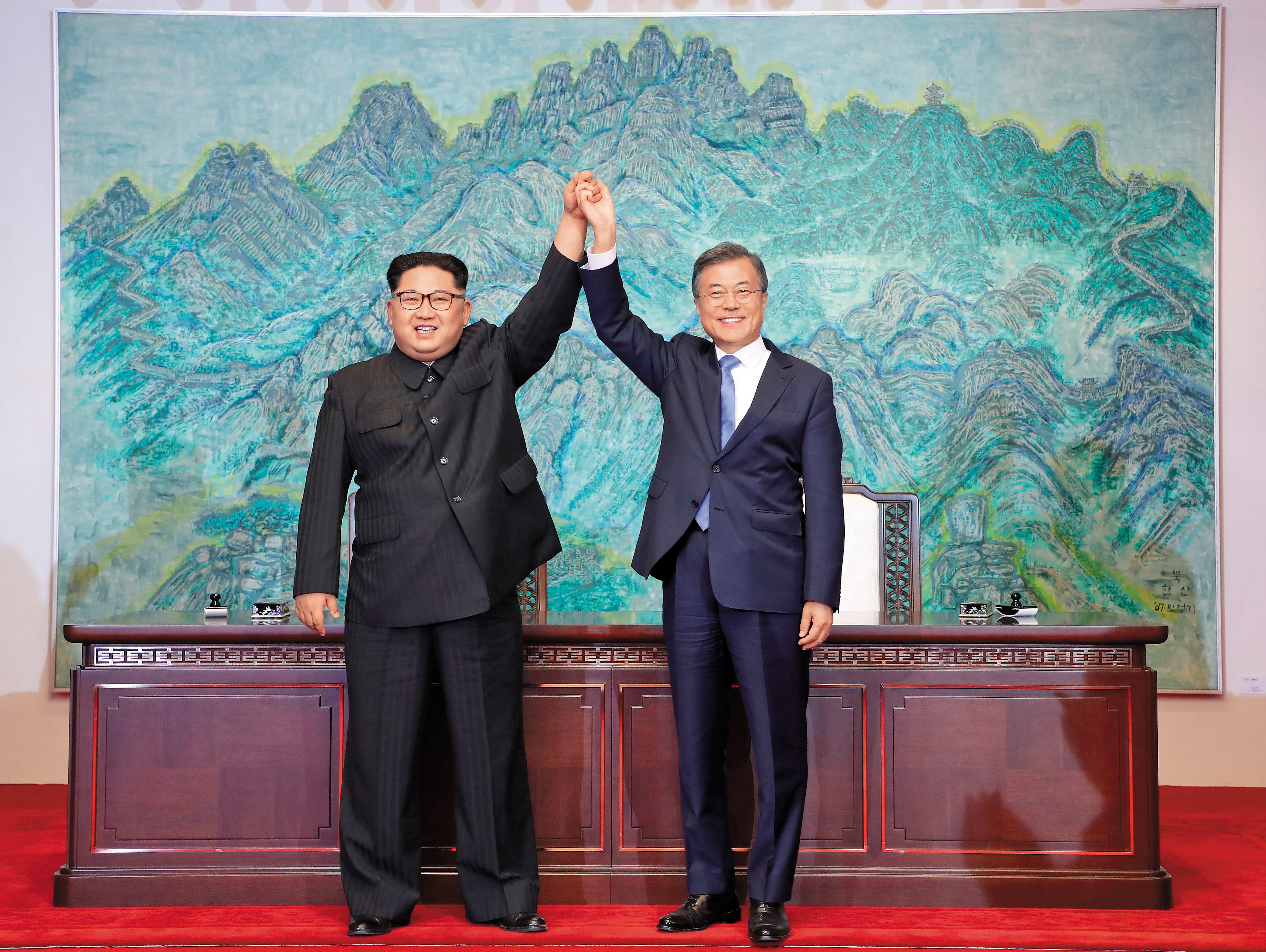 南北韓領導人會面後，資本市場並沒太多反應，因為影響市場的重要因子還是經濟。（東方IC）