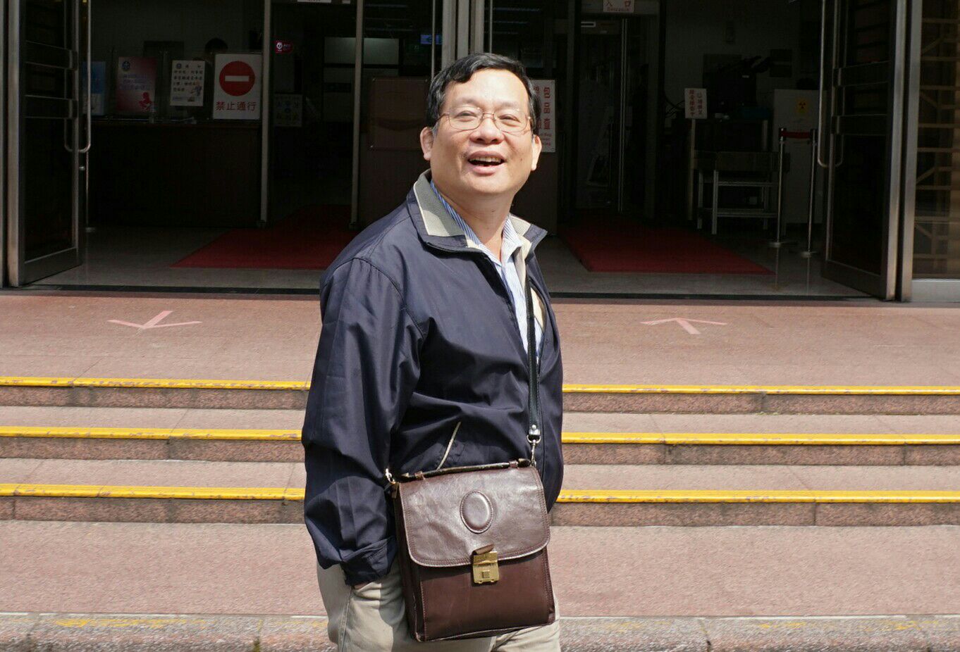 王進步今再遭檢調約談，移送北檢時喊冤，圖為王日前赴高院出庭作證。