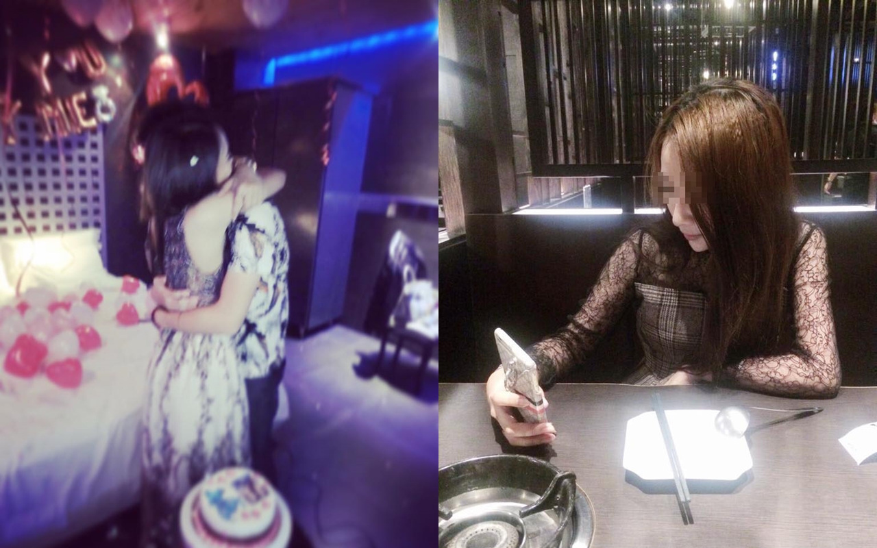 陳嫌女友從事網拍，有明星臉、面貌姣好，4月份才歡喜慶生，如今男友卻販毒，面臨牢獄災。（警方提供）