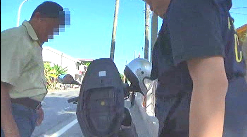 里港鄉代會副主席余有志遭警方搜索。（刑事局提供）