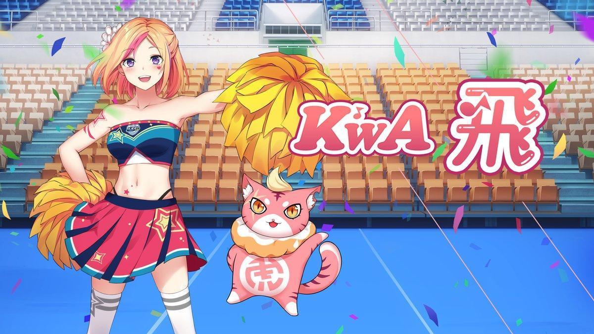 Vtuber 團體「K'WA」的第一首創作歌曲「飛」為 106 年度大專啦啦隊錦標賽主題曲。（KKBOX 提供）