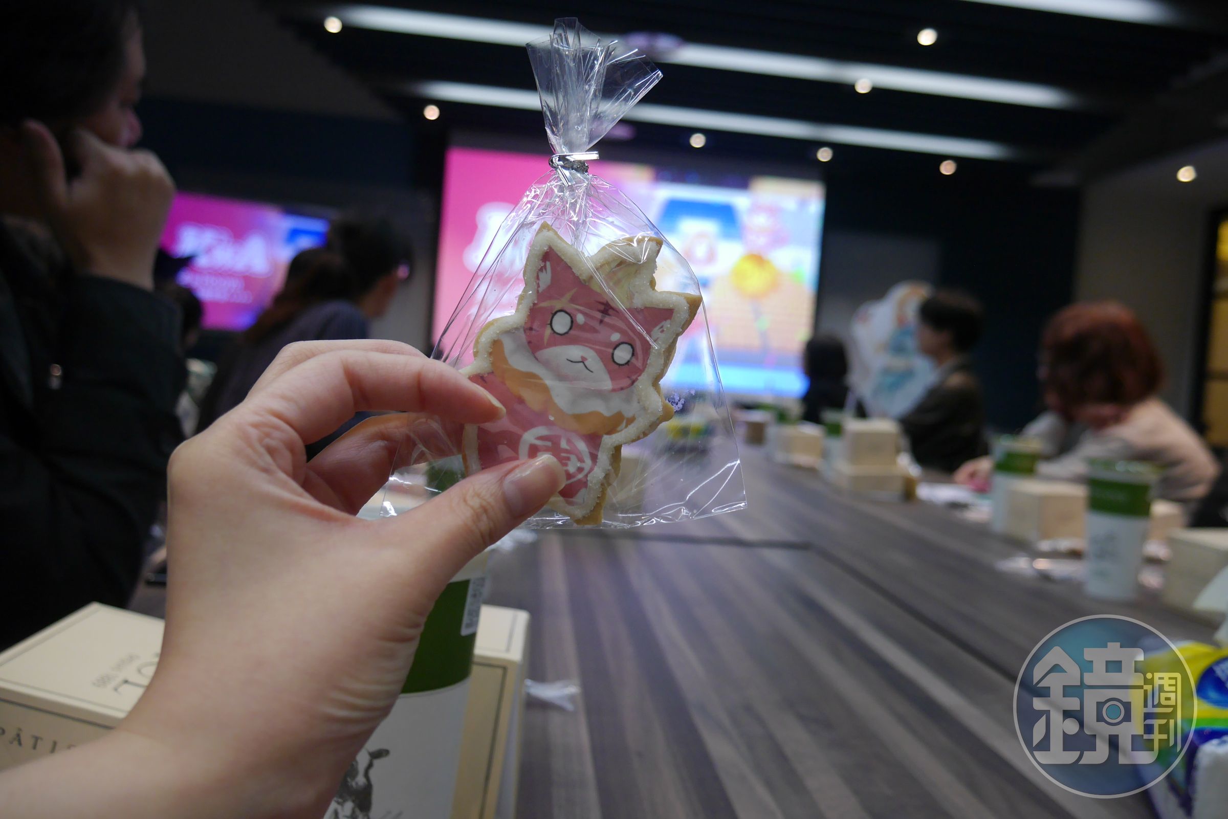 茶會附的 Hooya 造型餅乾！才捨不得吃掉呢！