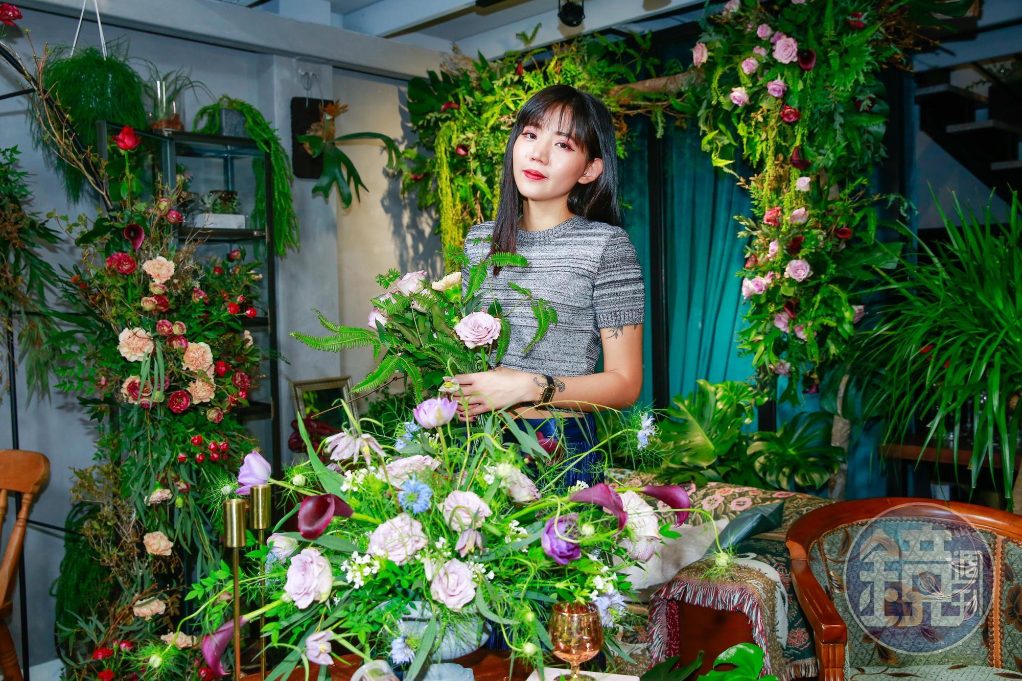 陳艾琳砸百萬開花店,療癒自己。