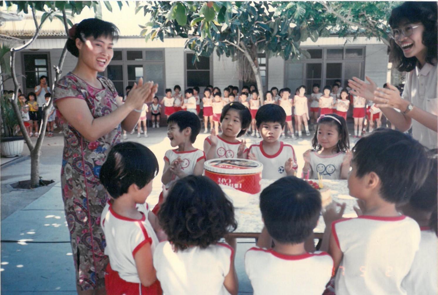 學幼教出身的王麗珠,35年前就在台南創立雙語幼稚園。(王麗珠提供)