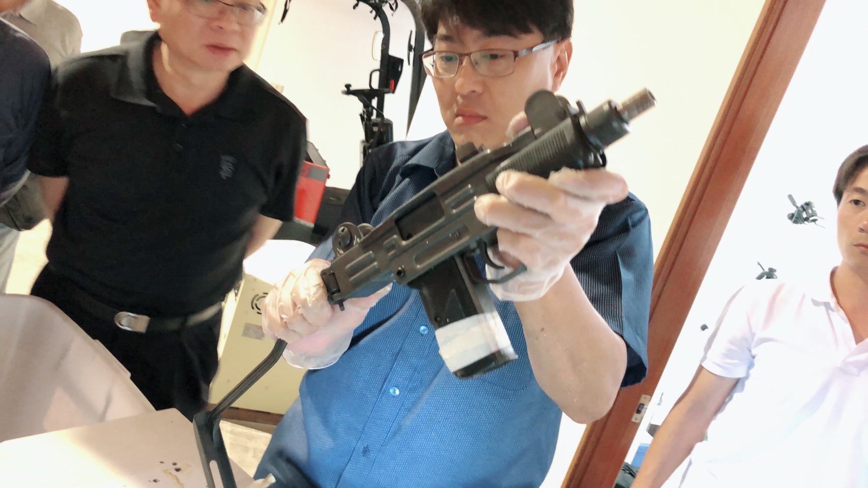 警方查獲各式槍械共109把。（刑事局提供）