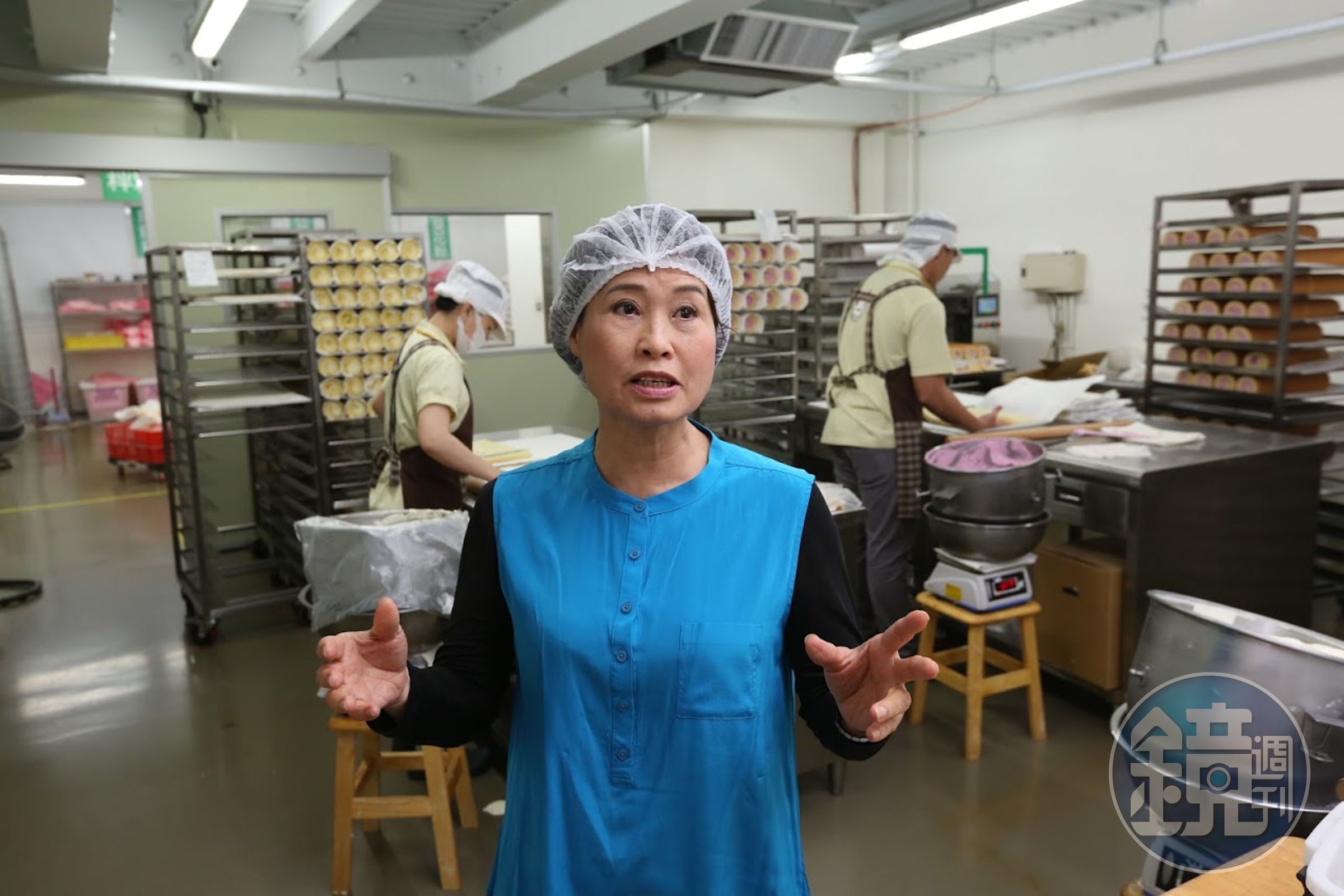 王麗珠不只賣麵包，也希望能打造幸福企業，給員工更人性化的工作環境。
