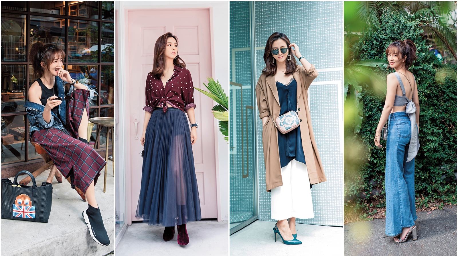 從小由外婆帶大的周曉涵，穿衣打扮深受外婆影響。