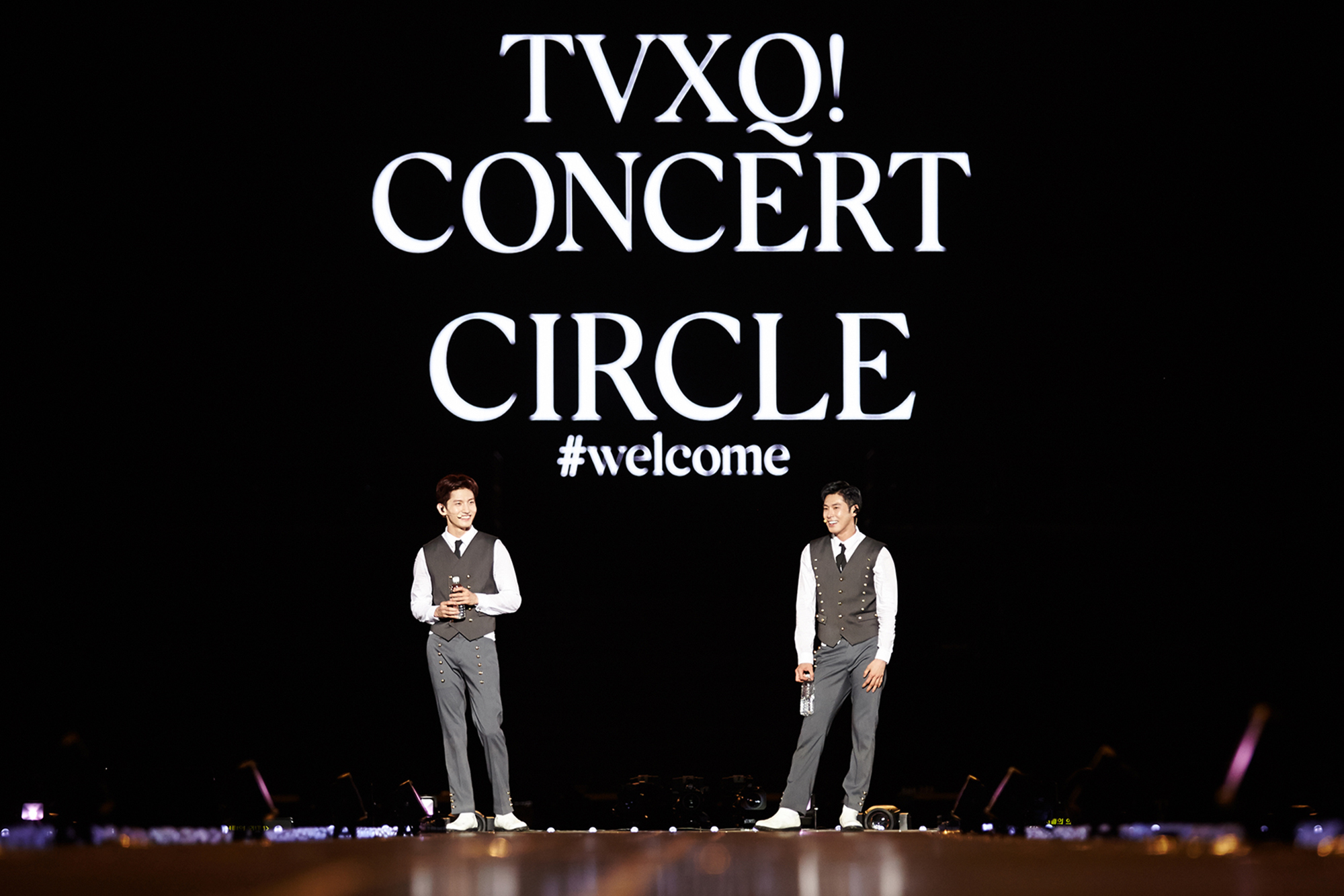 東方神起「TVXQ! CONCERT -CIRCLE- #welcome」演唱會吸引2.2萬粉絲進場。（avex TAIWAN提供）