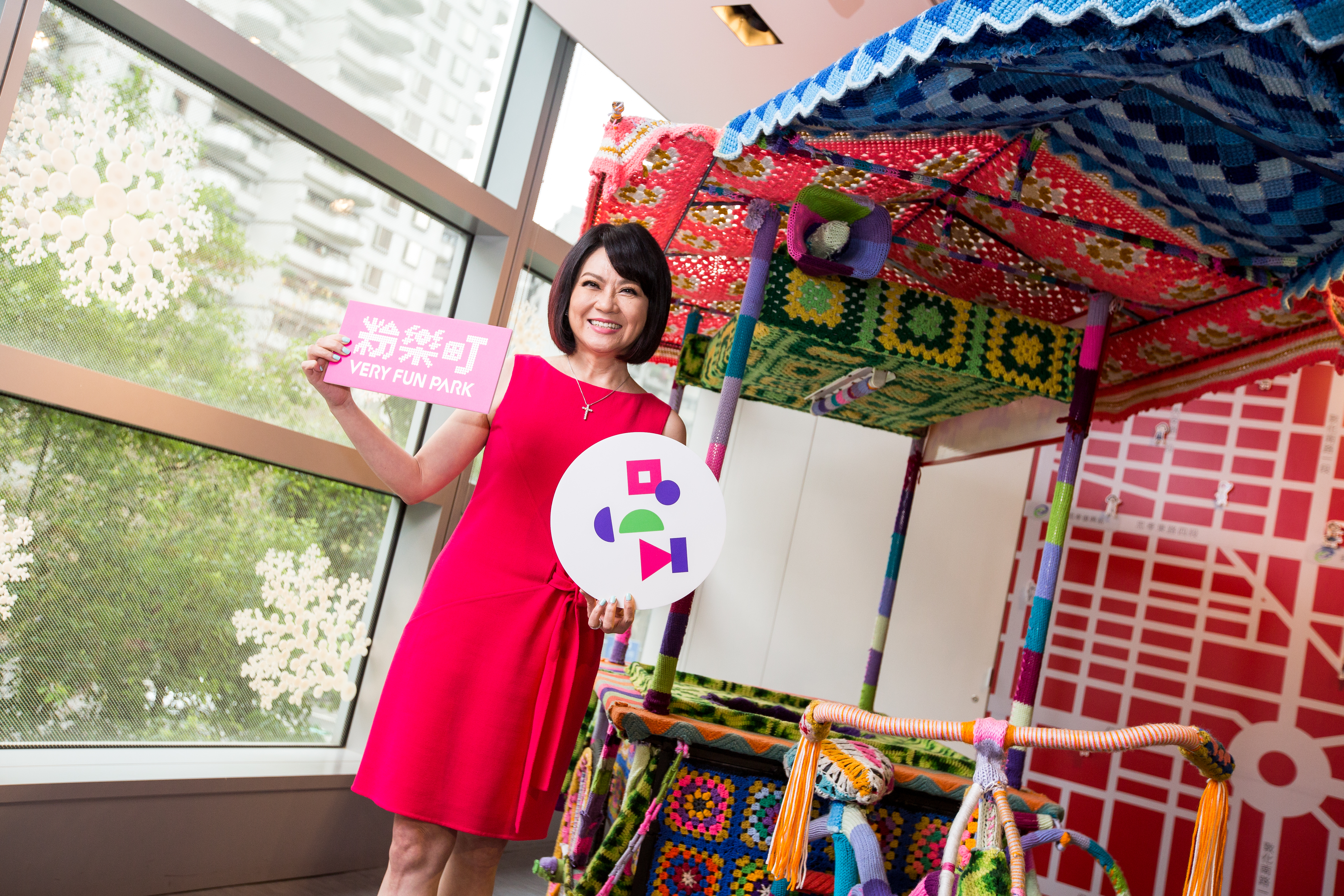 翁美慧致力推動生活即藝術，「粉樂町」至今已辦11屆。