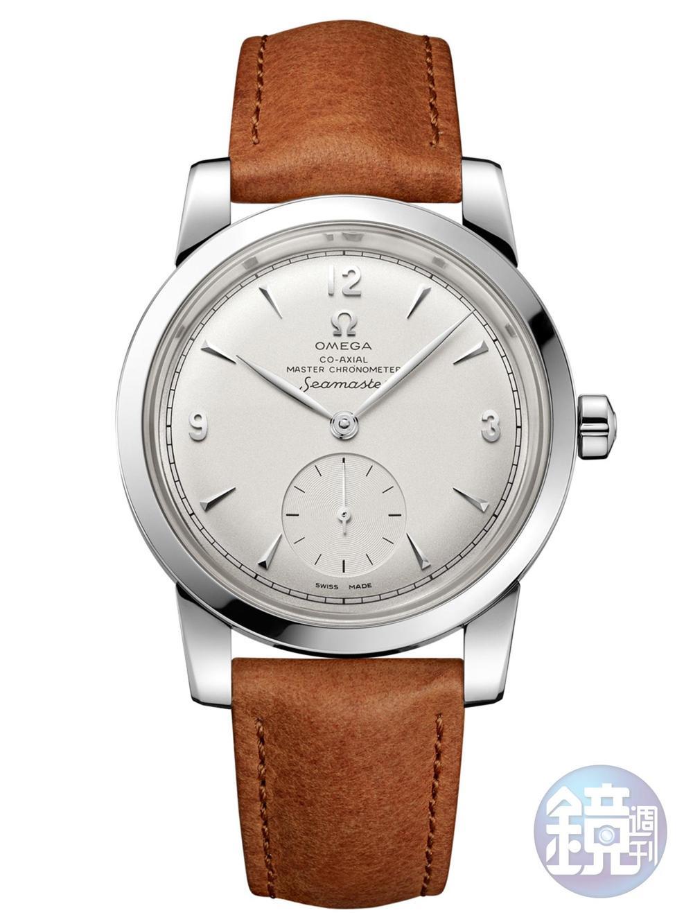 《Seamaster 1948》1948年面世的Seamaster是歐米茄首個腕錶系列。它以軍用腕錶作設計藍本，並加裝歐米茄研創的O形防水膠圈，成為品牌經典。今年適逢Seamaster系列面世70週年，歐米茄特別推出兩款限量版腕錶以資紀念，此款Seamaster 1948正是其中之一，其時針及弧拱形分針均呈柳葉形，完全復刻當年的經典風格。功能：時間顯示/機芯：自動上鏈機芯/建議售價：約NT$ 219,100（限量1,948只）
