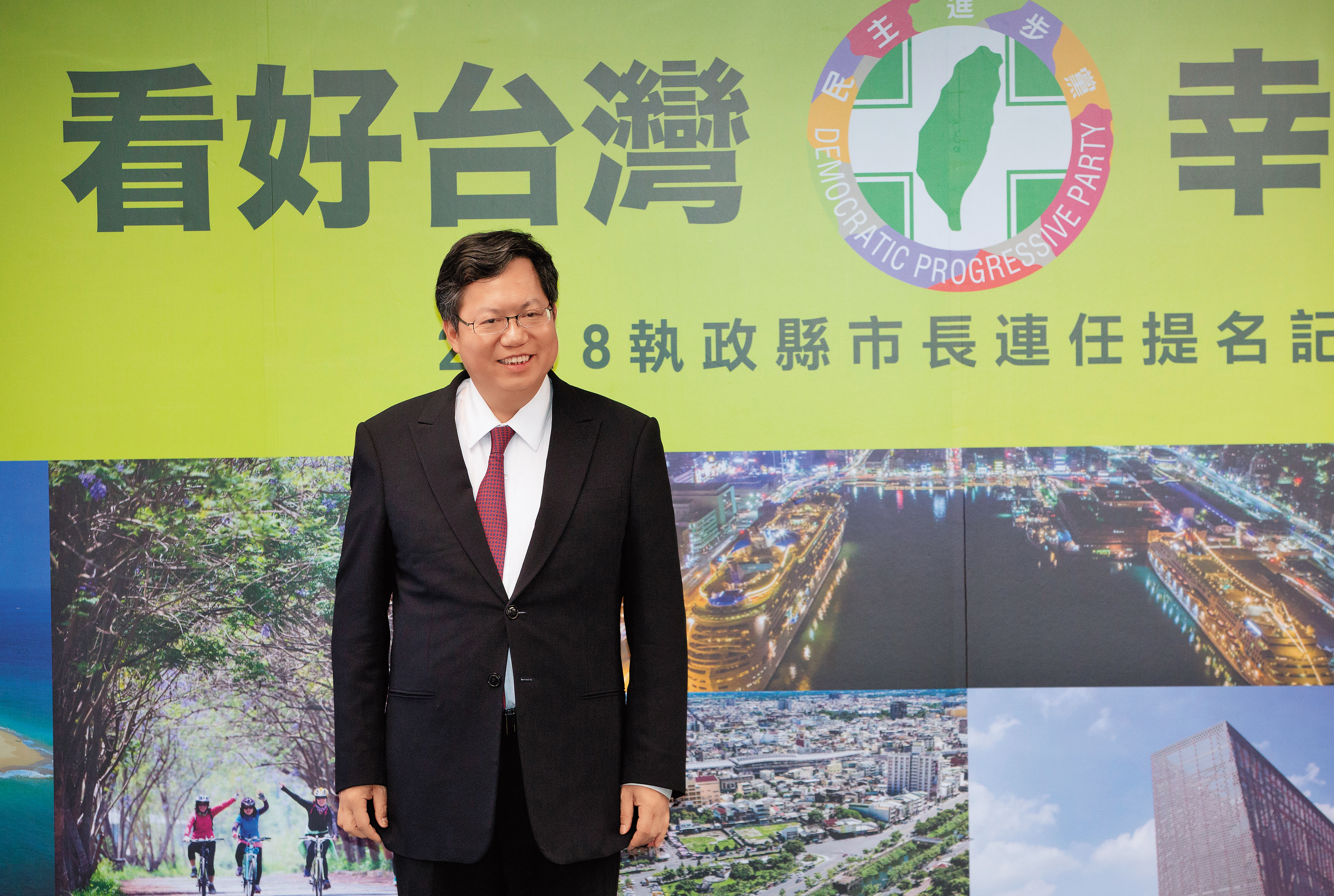 鄭文燦施政滿意度近8成,位居6都之冠,但陳學聖批評鄭選前開出的鐵路地下化、社會住宅毫無進度。