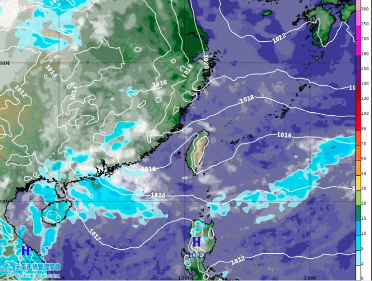 今（9）日全台天氣都不太穩定，尤其中南部和東部的降雨機率較高，北部的降雨機率相對較低。（翻攝自氣象主播賴忠瑋臉書）