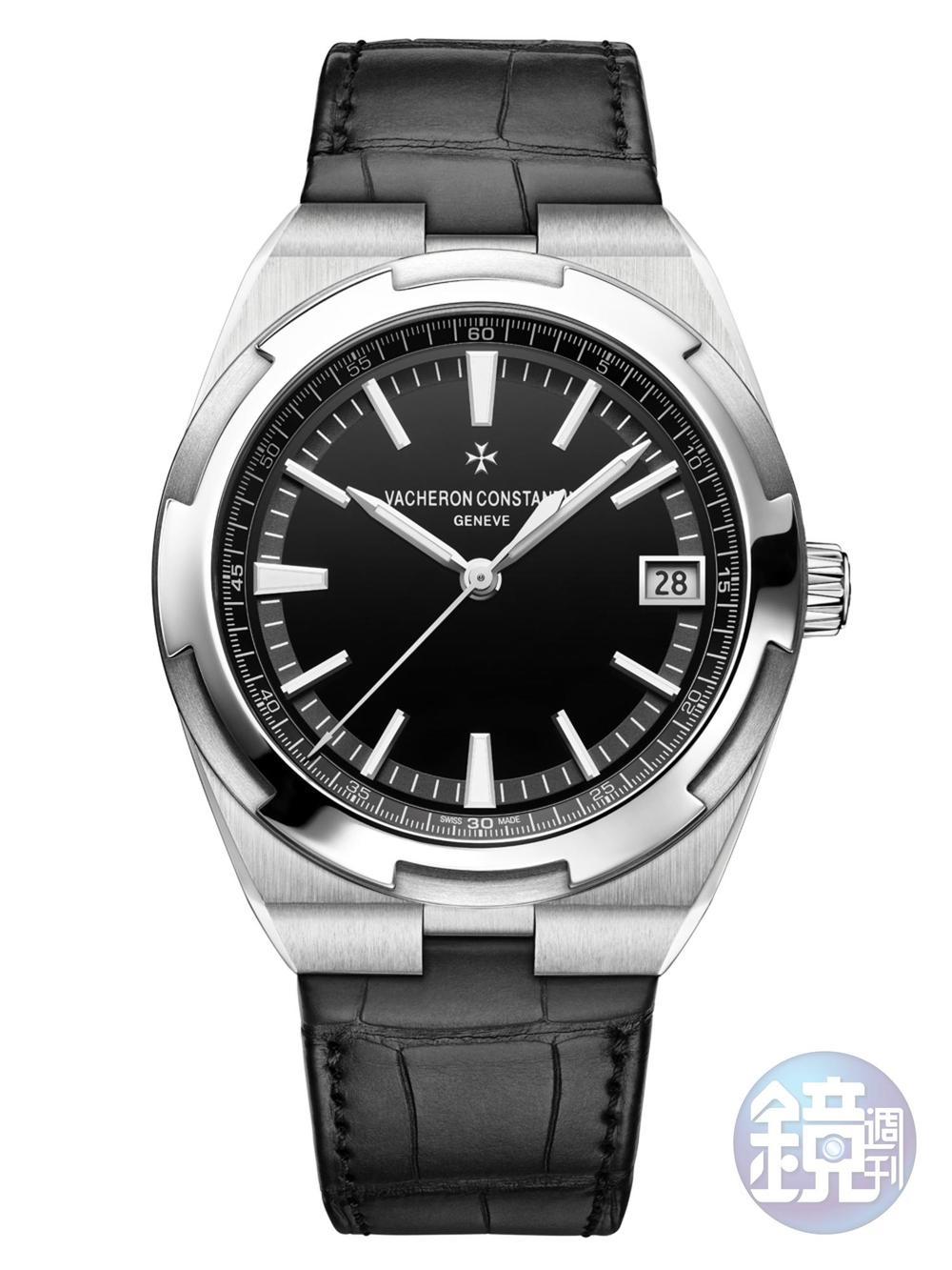 《Overseas Automatic》不鏽鋼材質/功能:時間顯示/機芯:自動上鍊機芯/日內瓦印記認證/建議售價:NT$660,000
