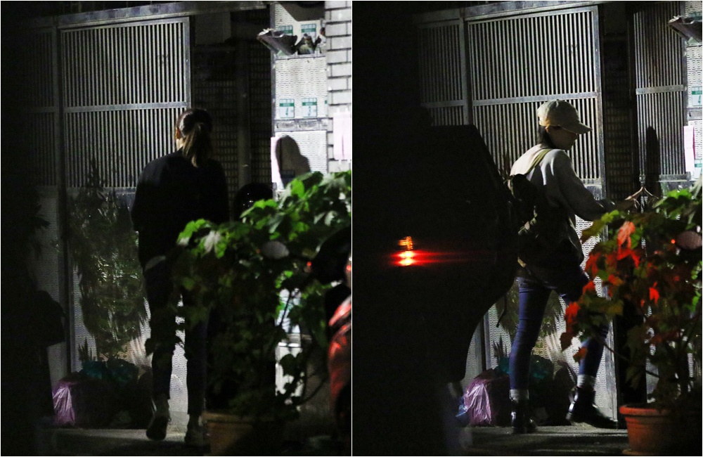 林予晞和鄭宜農兩人被本刊直擊同居中，經紀人表示兩人是室友。