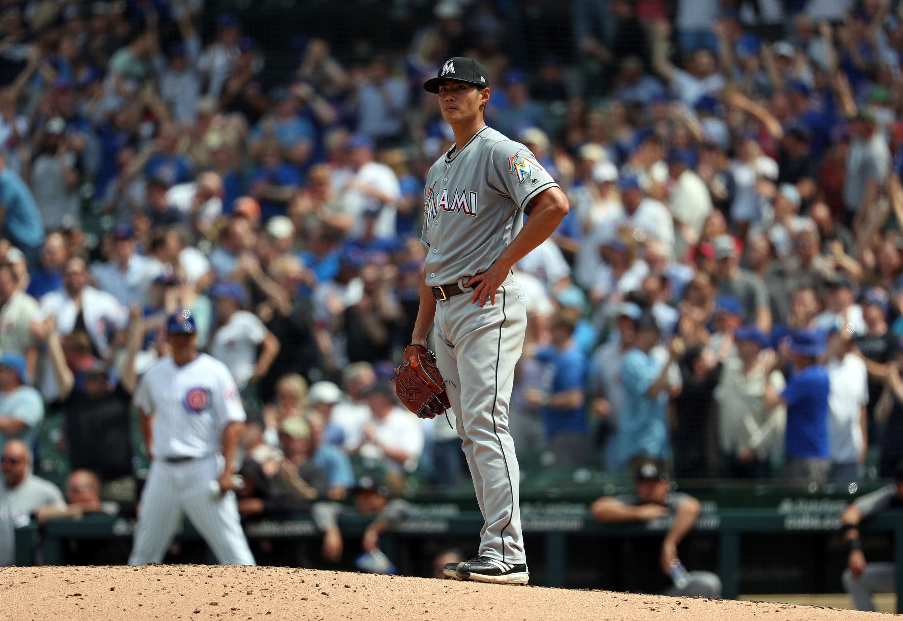 陳偉殷只投了3局丟失9分，也是個人MLB生涯單場最多失分和責失的一戰。（東方IC）