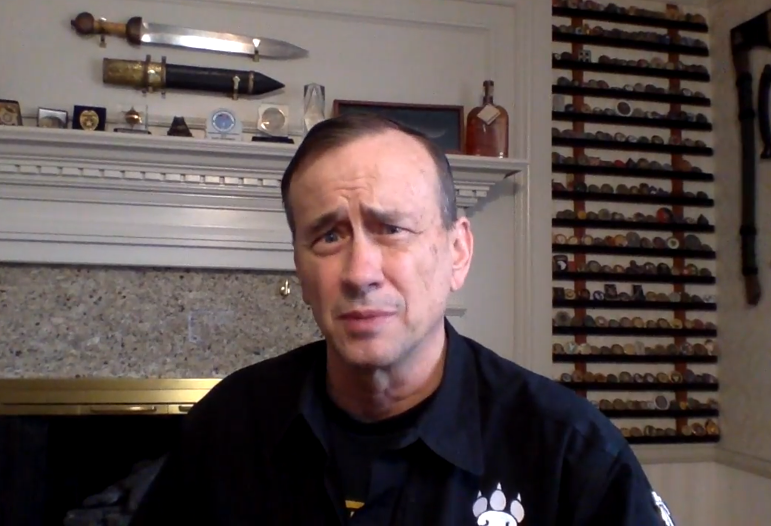 NRA大會講者戴夫‧葛羅斯曼（Dave Grossman）是一位出名的擁槍人士。