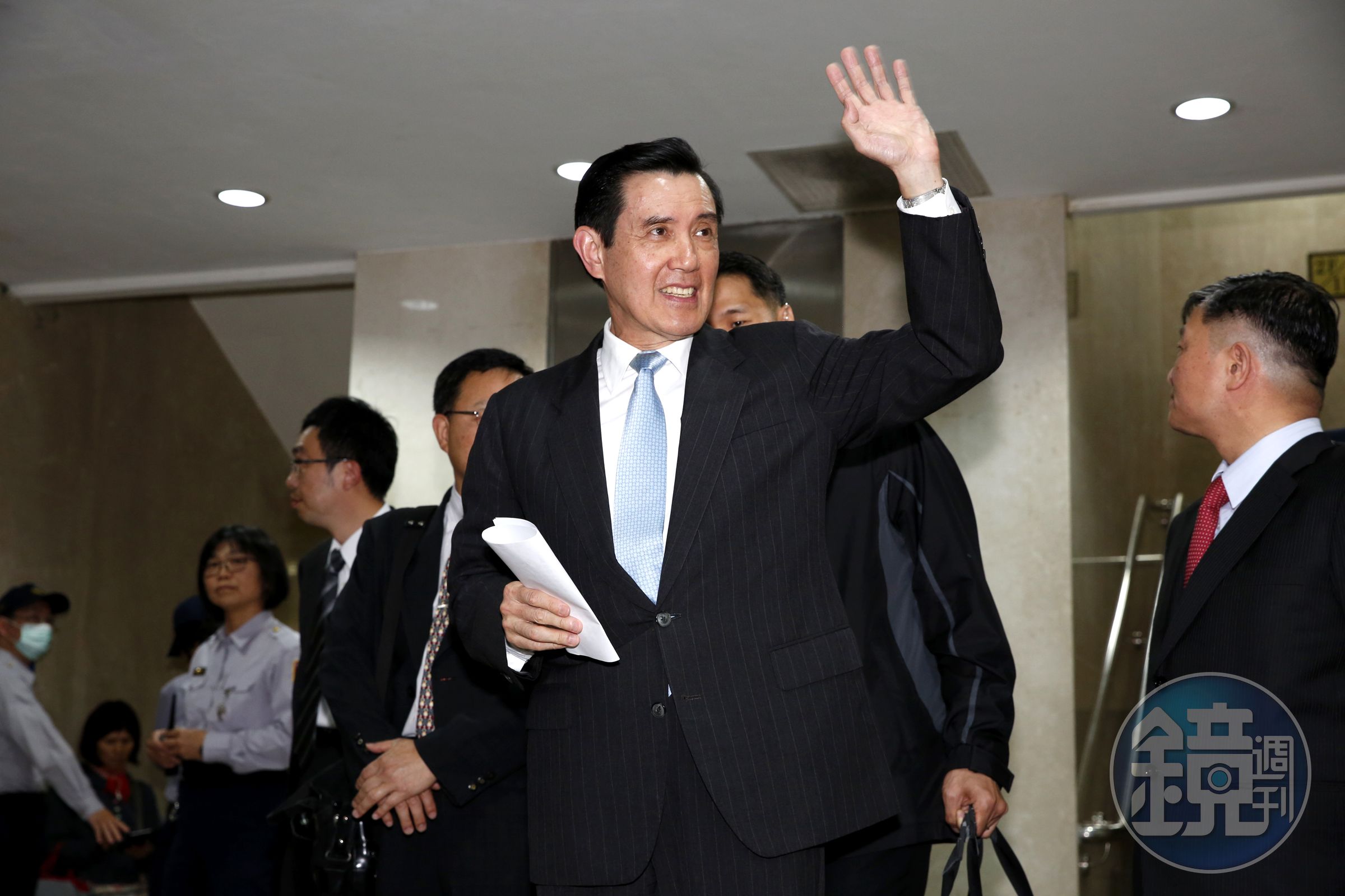 前總統馬英九出席前國安會祕書長胡為真新書發表會，笑談當年「同志外交」。