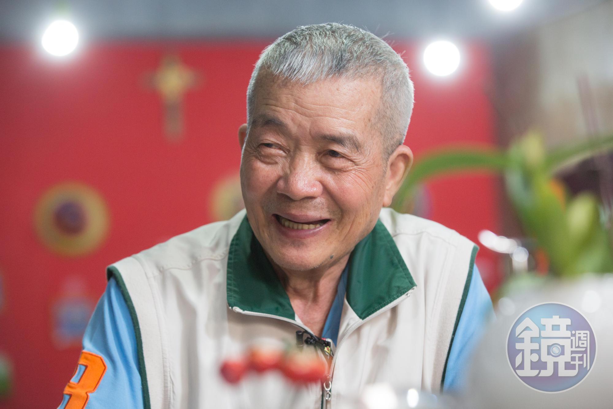 林玉泉笑談自己曾遇神明入夢的趣事。
