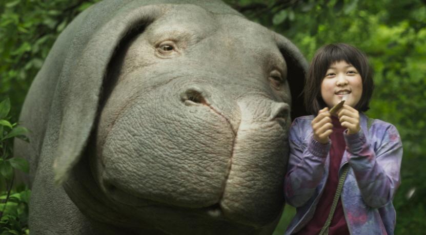 Netflix砸5千萬美金投資奉俊昊執導的電影《玉子》，去年雖入圍坎城影展競賽片，引發爭議。（Netflix提供）