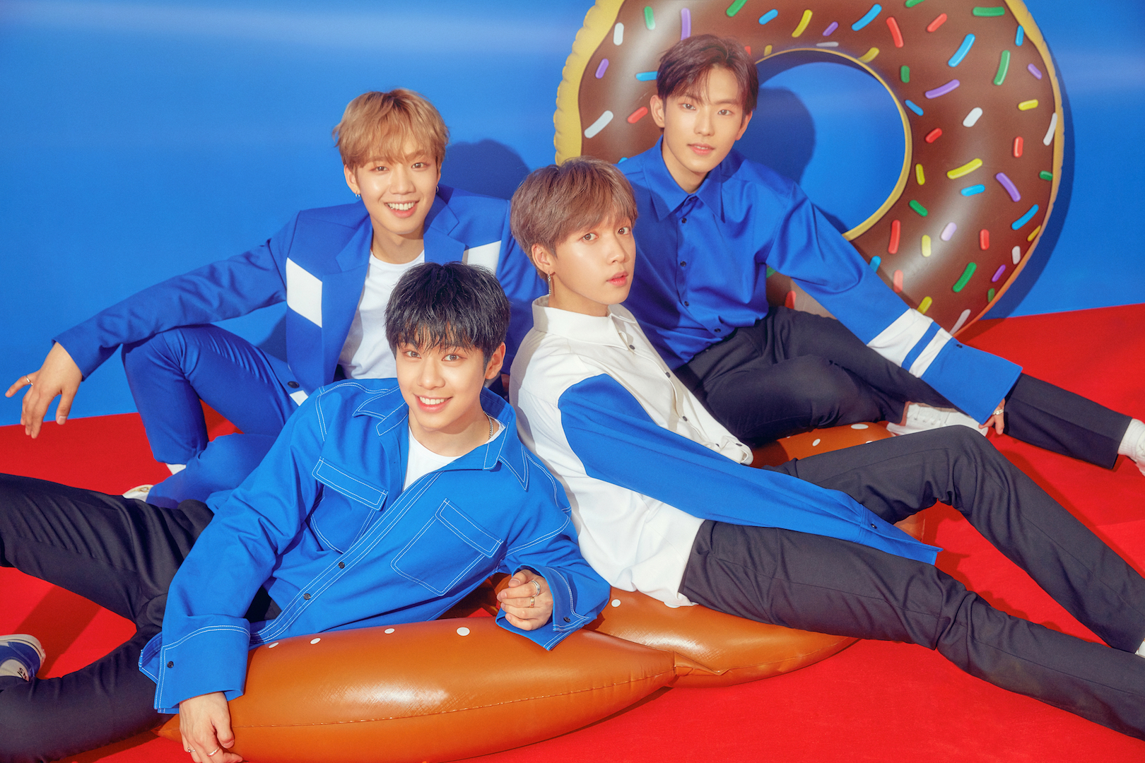 YDPP由林煐岷（左逆時針起）、金東賢、鄭世雲和李光賢組成限定團體，6月30將與台迷在台大體育館同歡。（BINGYOUNG娛樂 提供）