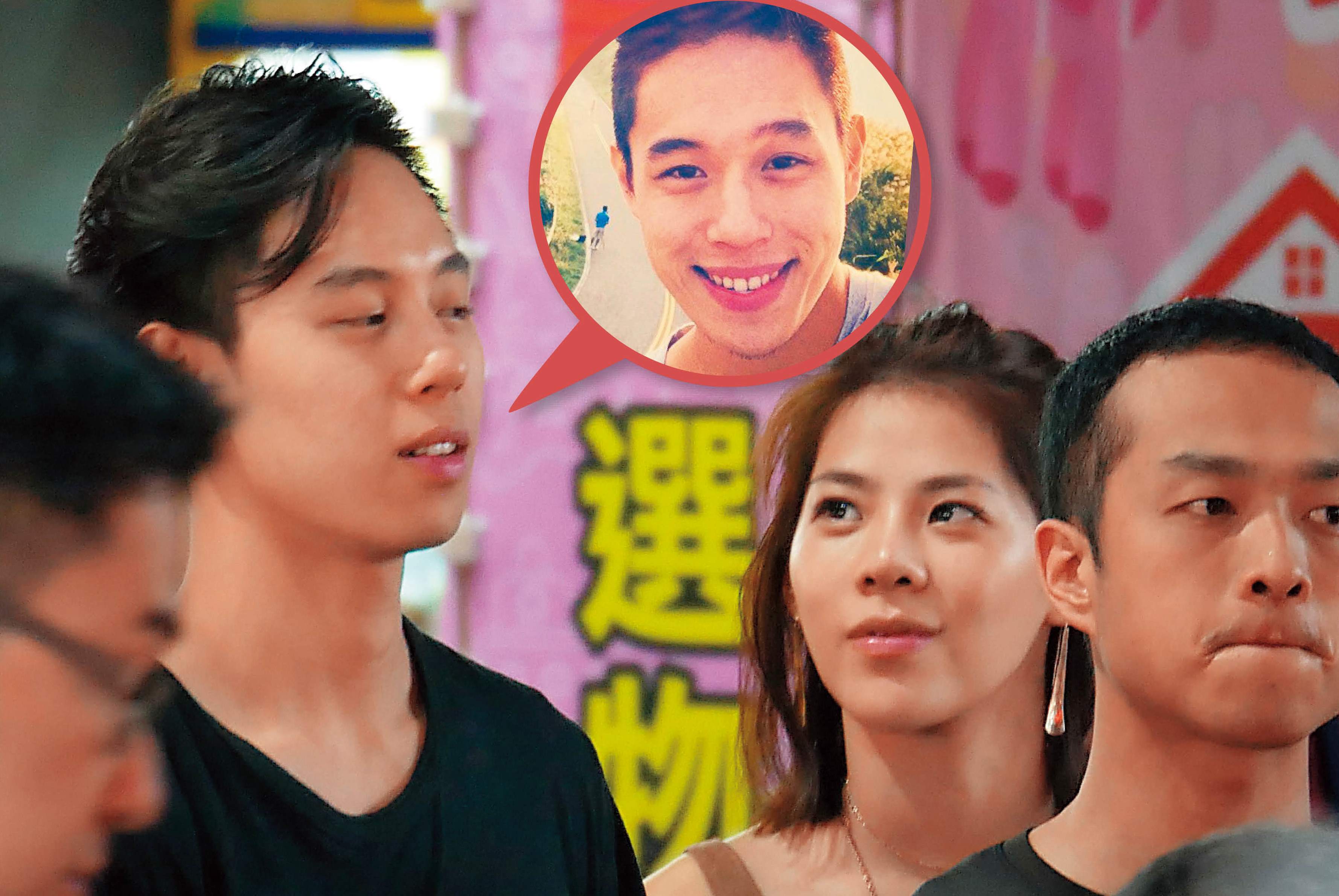 4月30日22：57，洪文安（右）與現任男友Mai逛著通化夜市，2人邊走邊聊天，還不時互相對望，走一種熱戀ING路線。