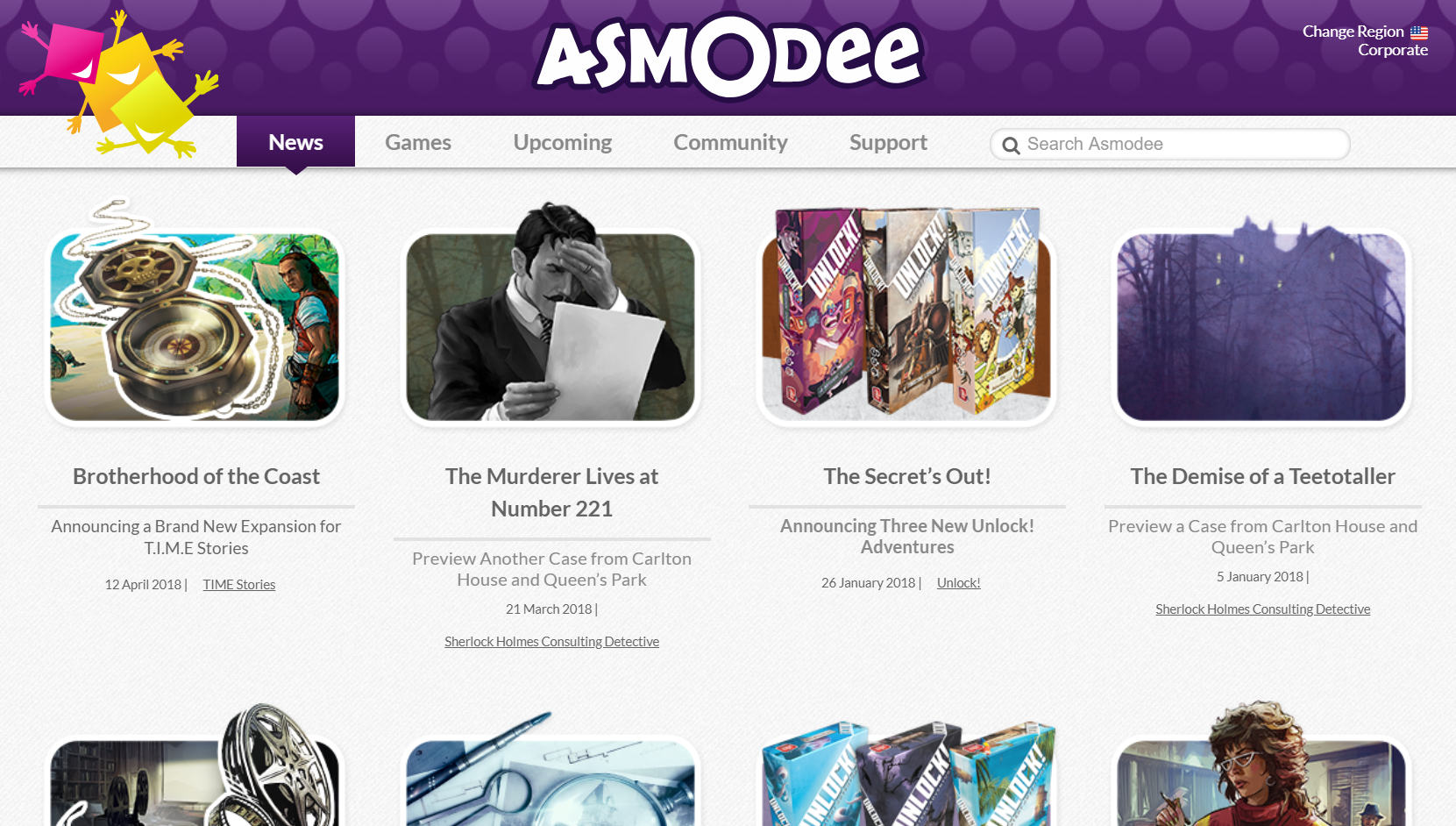 Asmodee擁有大量知名桌遊的版權，可與美國的孩之寶相提並論。