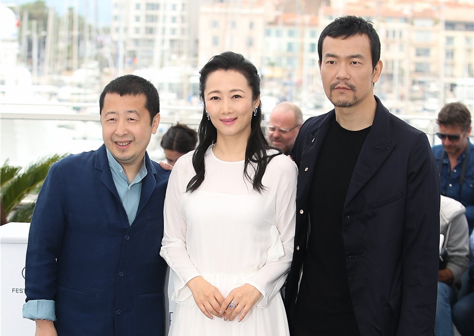 導演賈樟柯、女主角趙濤及男主角廖凡。（佳映提供）