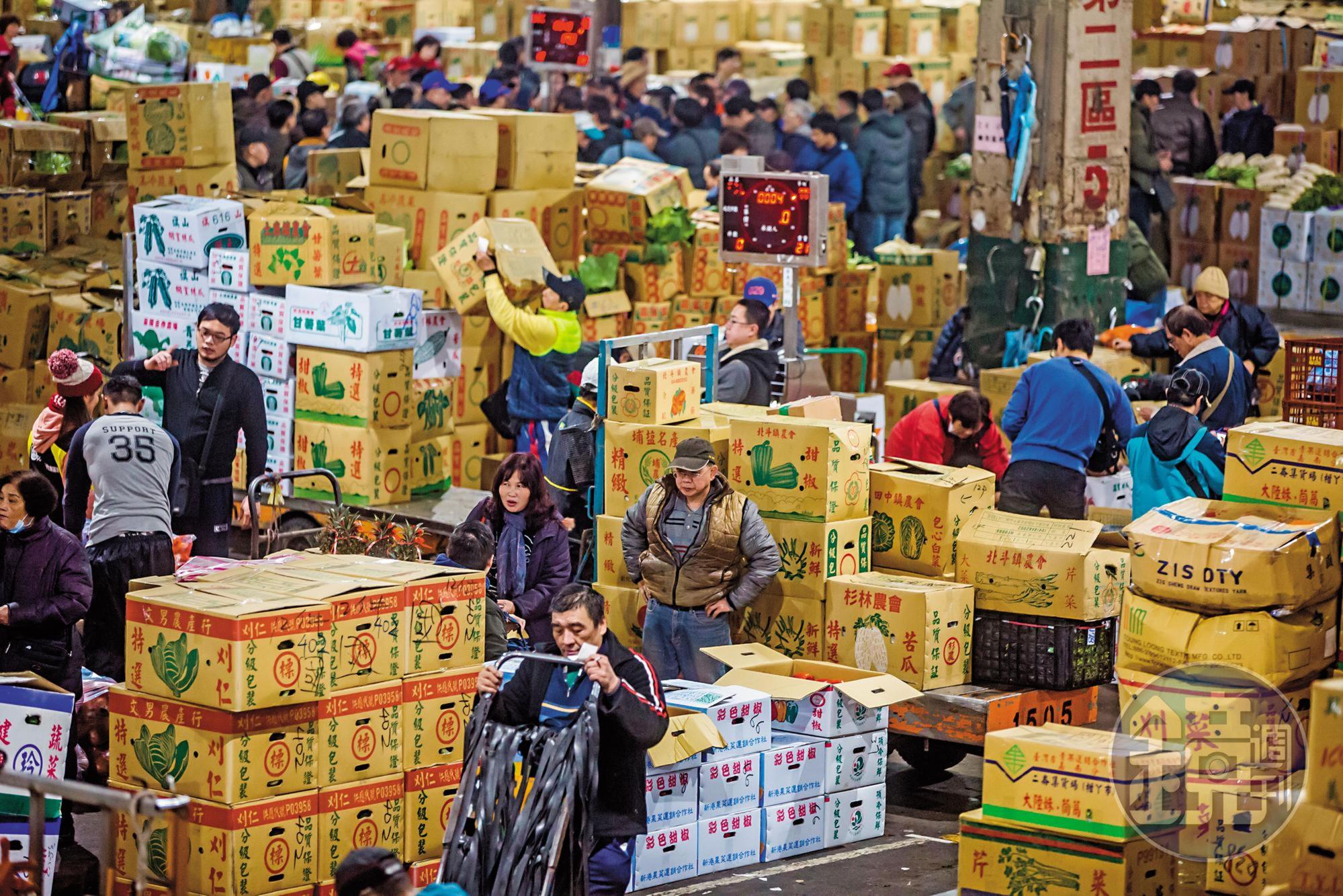 北農農產品只占全國16%,但休市3天卻能震撼蔬果批發價,讓農委會不得不正視產銷問題。