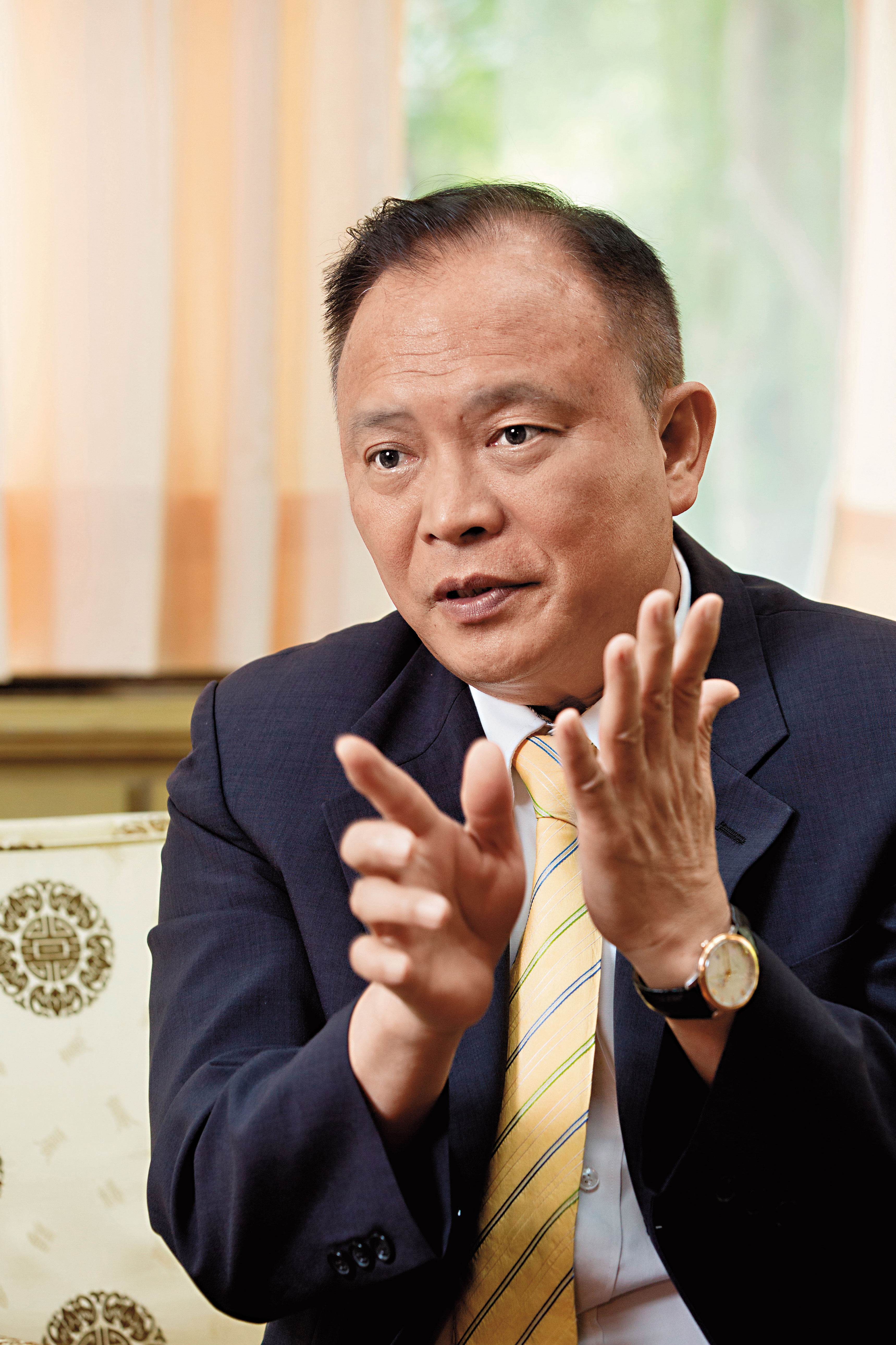 針對北農休市出現價格崩跌事件，農委會主委林聰賢接受本刊專訪時強調，絕不會再讓這種事發生。