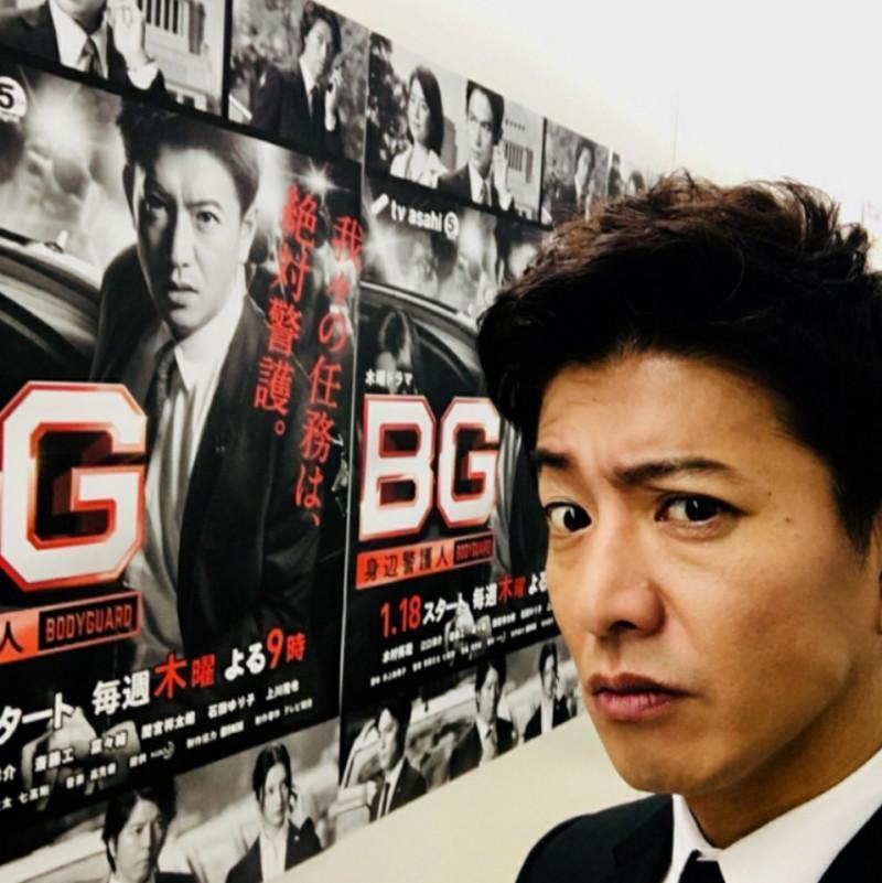 木村拓哉的帥氣臉蛋就是醬油臉啦。(翻攝自BG終極保鏢LINE)