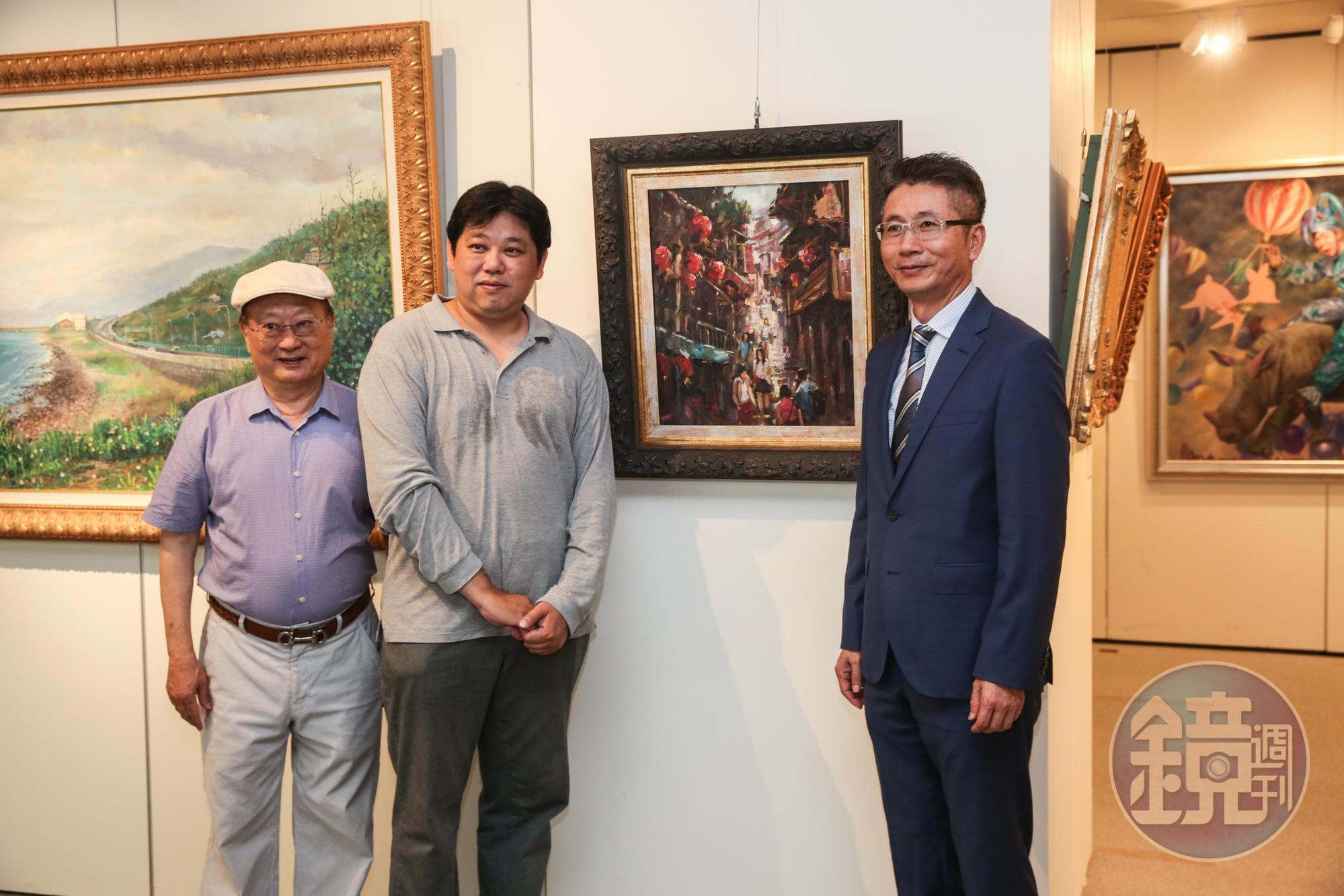 縮時攝影相機品牌Brinno記錄國內西畫家鄭志德的最新油畫作品《浪漫九份》。