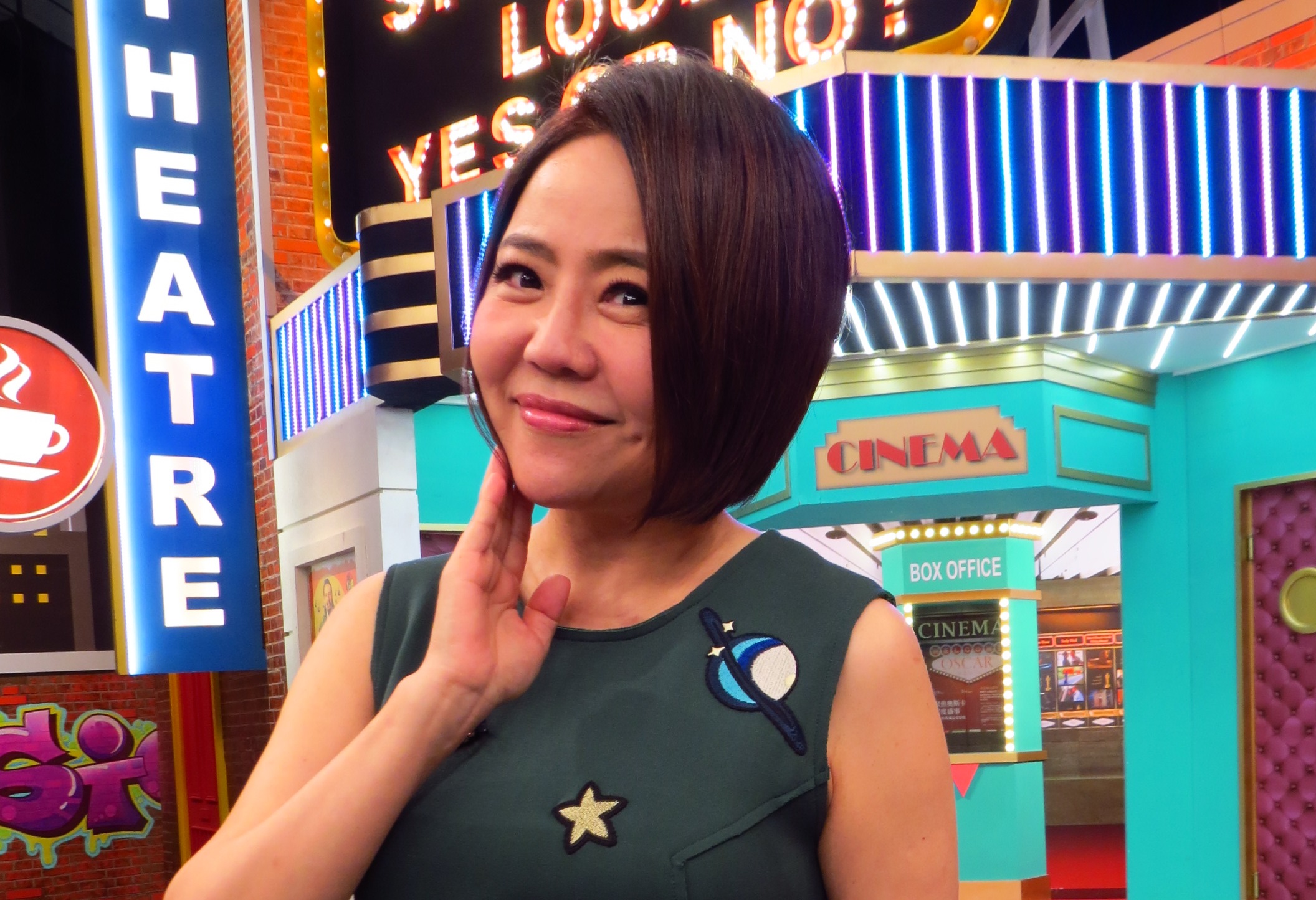 于美人心疼王思佳發生露點事件。（衛視中文台提供）