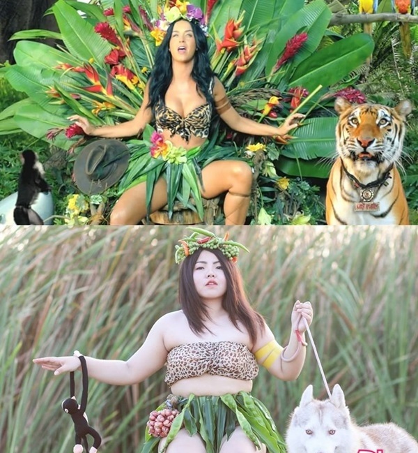 Katy Perry - Roar，泰國打歌服。