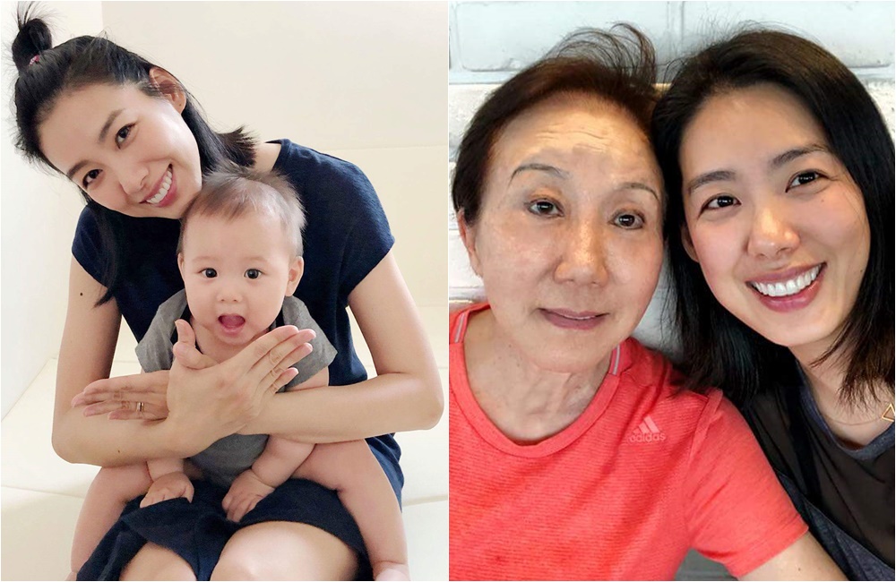 與婆婆已一年多沒見的林可彤，日前大方分享婆媳合照。（取自林可彤臉書）