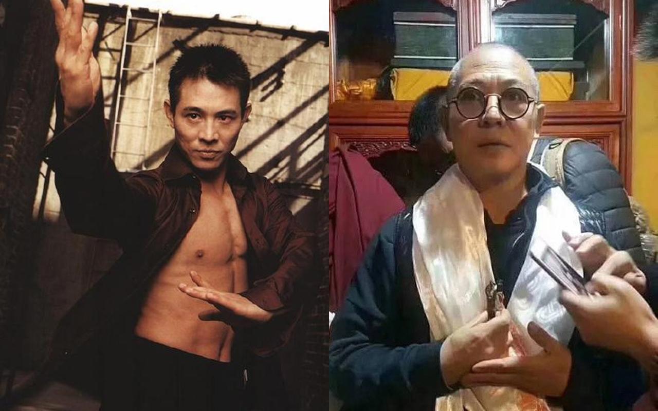 55歲「功夫皇帝」李連杰近貌流出，面容憔悴，讓粉絲驚呼認不出來。（翻攝自微博）